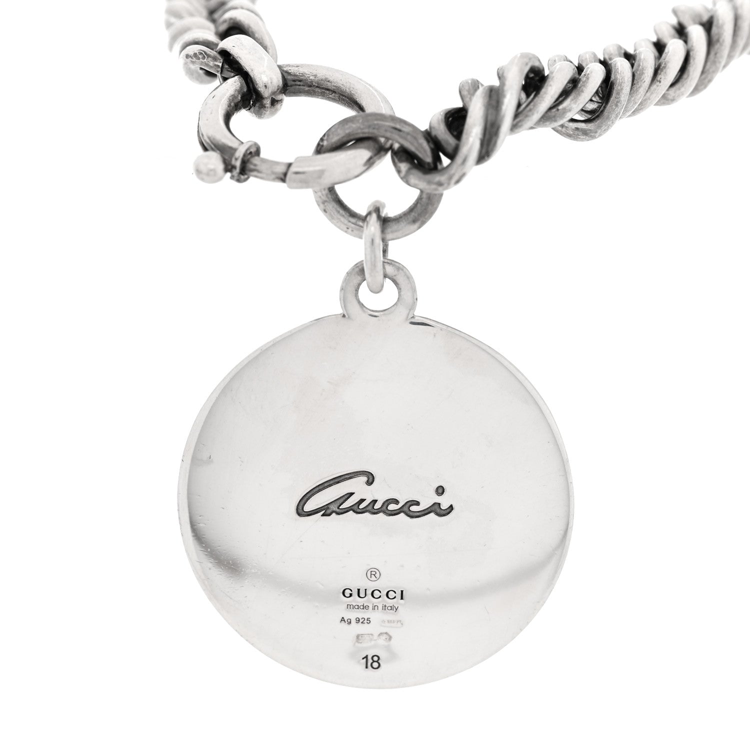 Sterling Silver Round Flora Chain Bracelet