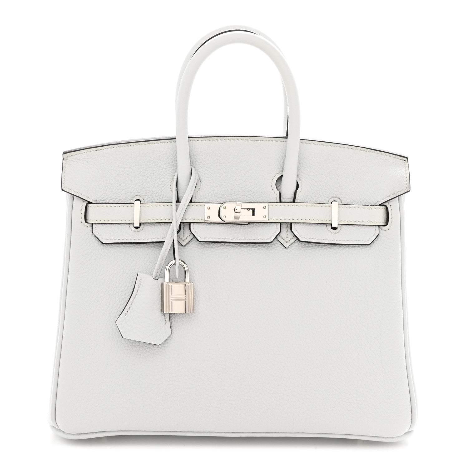 Togo Birkin 25 Gris Platine