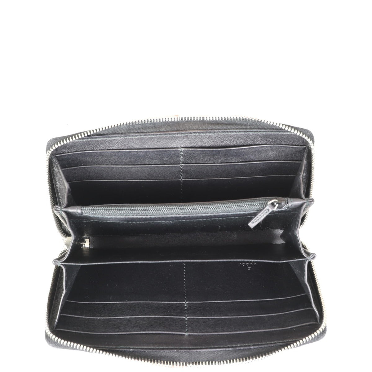 Gucci Guccissima Twins Zip Around Wallet Large