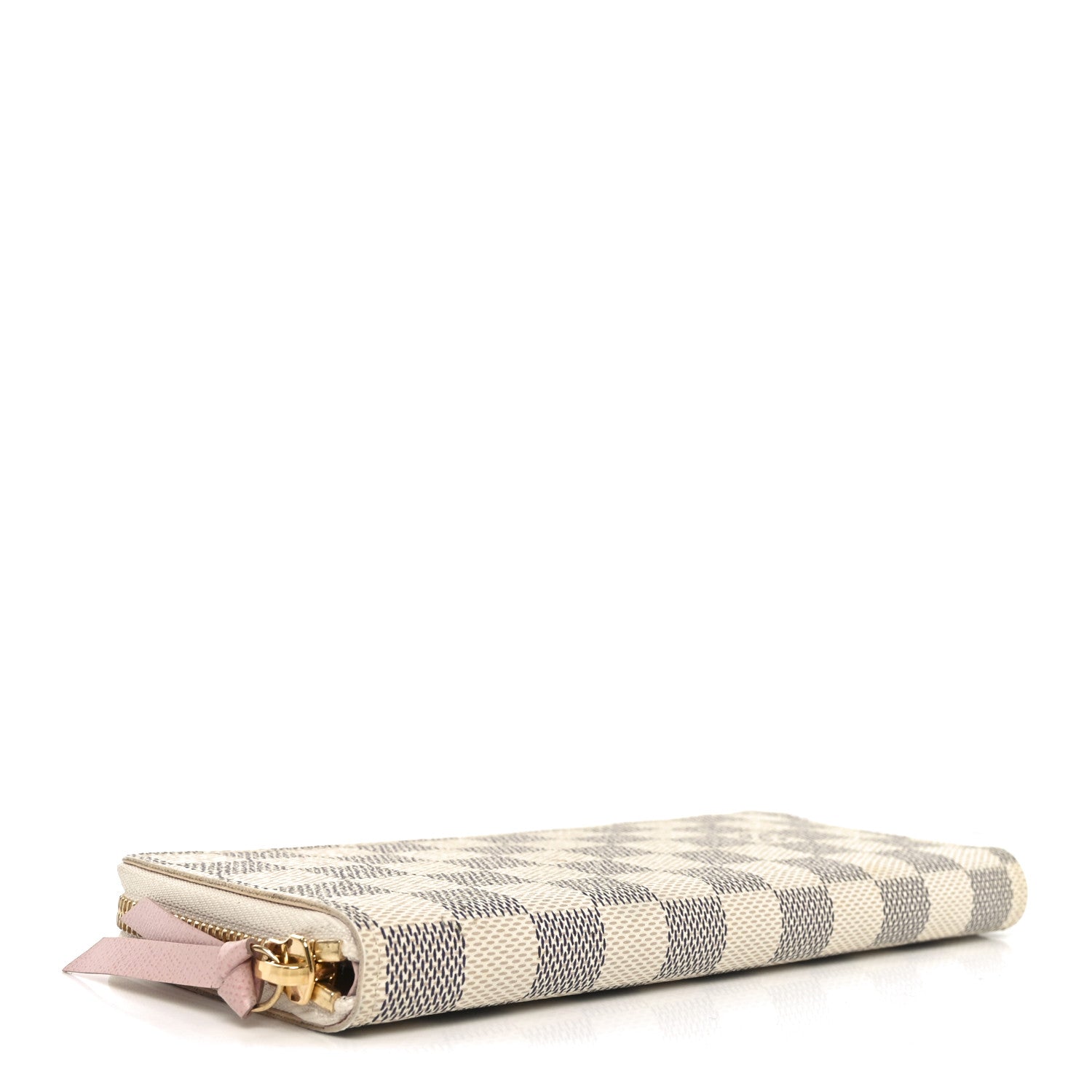 Damier Azur Clemence Wallet Rose Ballerine
