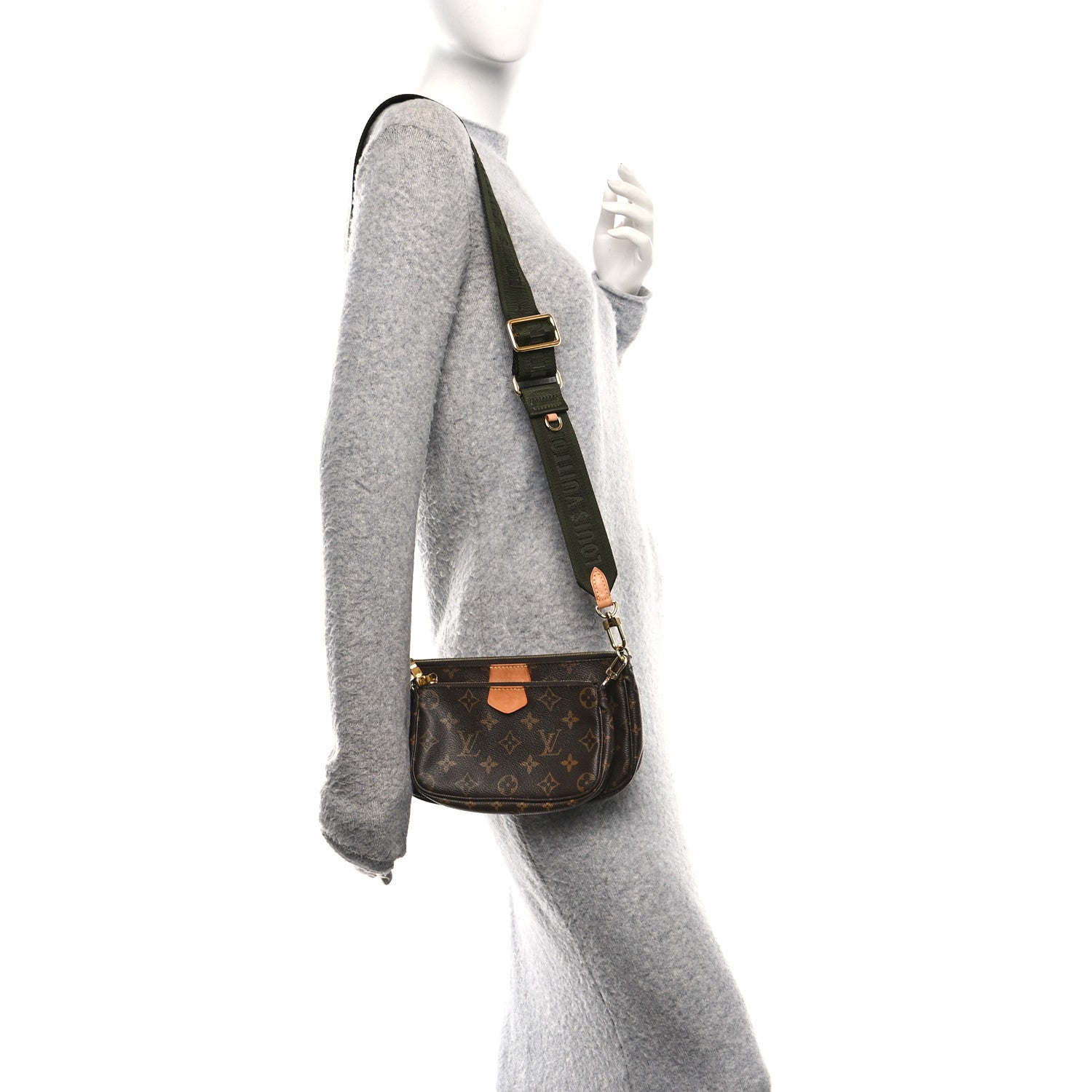 Monogram Multi Pochette Accessories Kaki