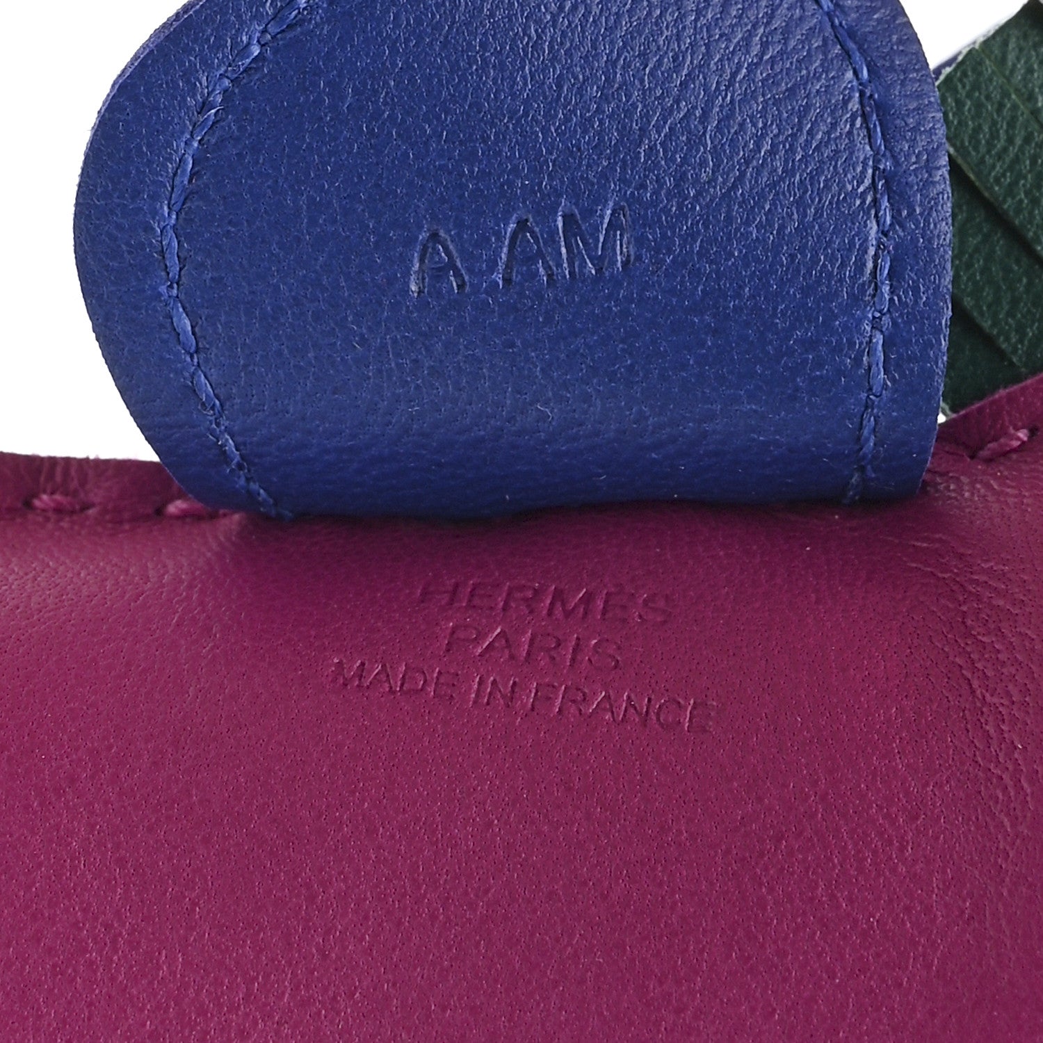 Milo Lambskin Grigri Rodeo Horse Bag Charm MM Rose Pourpre Bleu Electrique Malachite