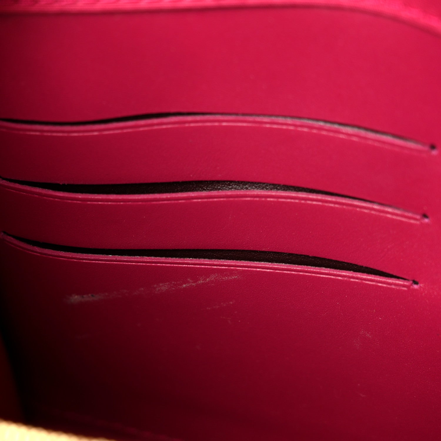 Patent Louise Clutch Rose Indien
