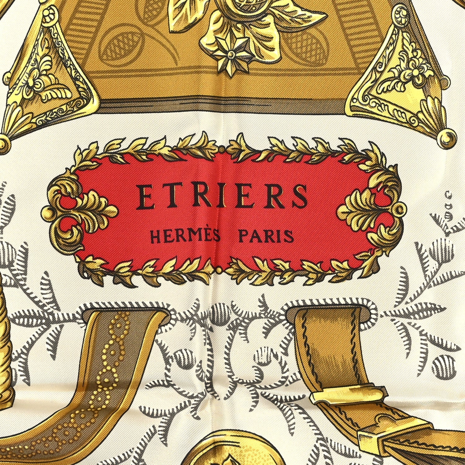 Silk Etriers Scarf 90