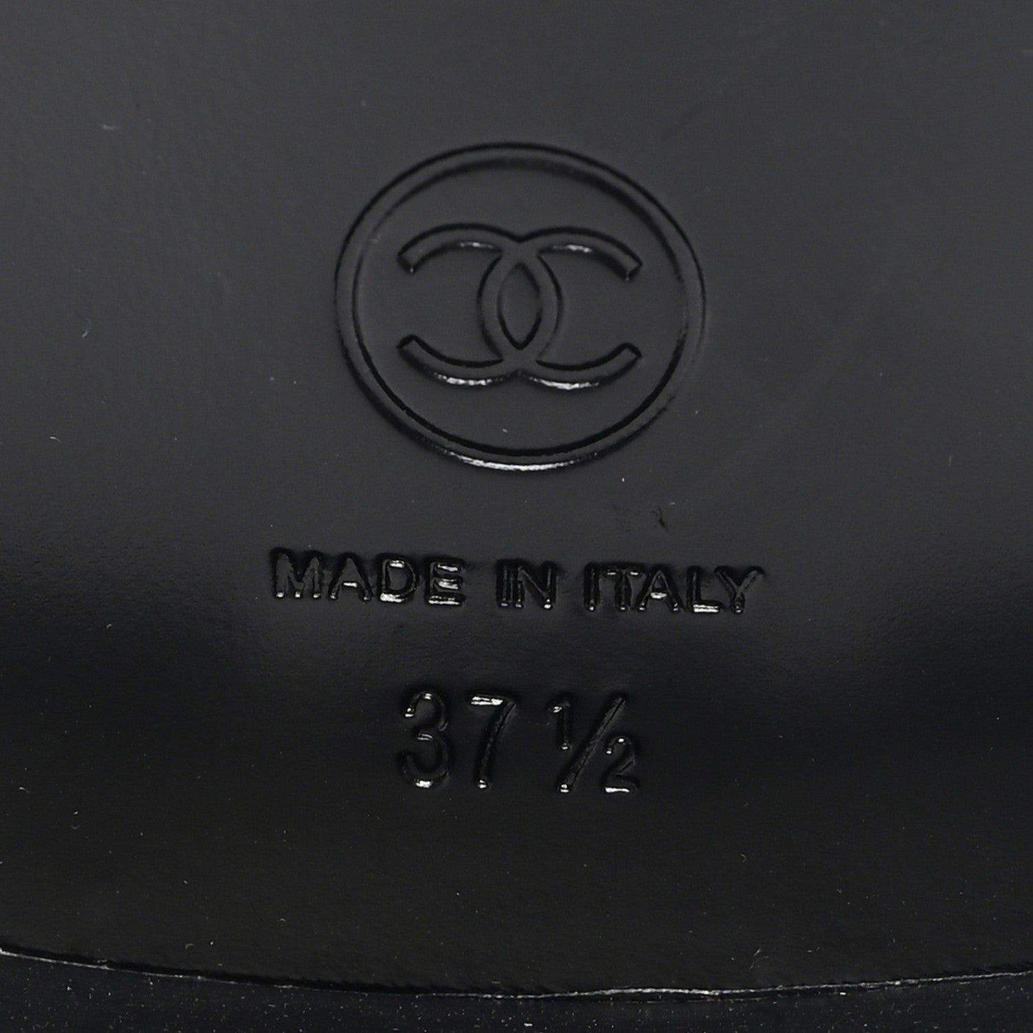 Shiny Calfskin Velvet Pearl Combat Short Boots 37.5 Black