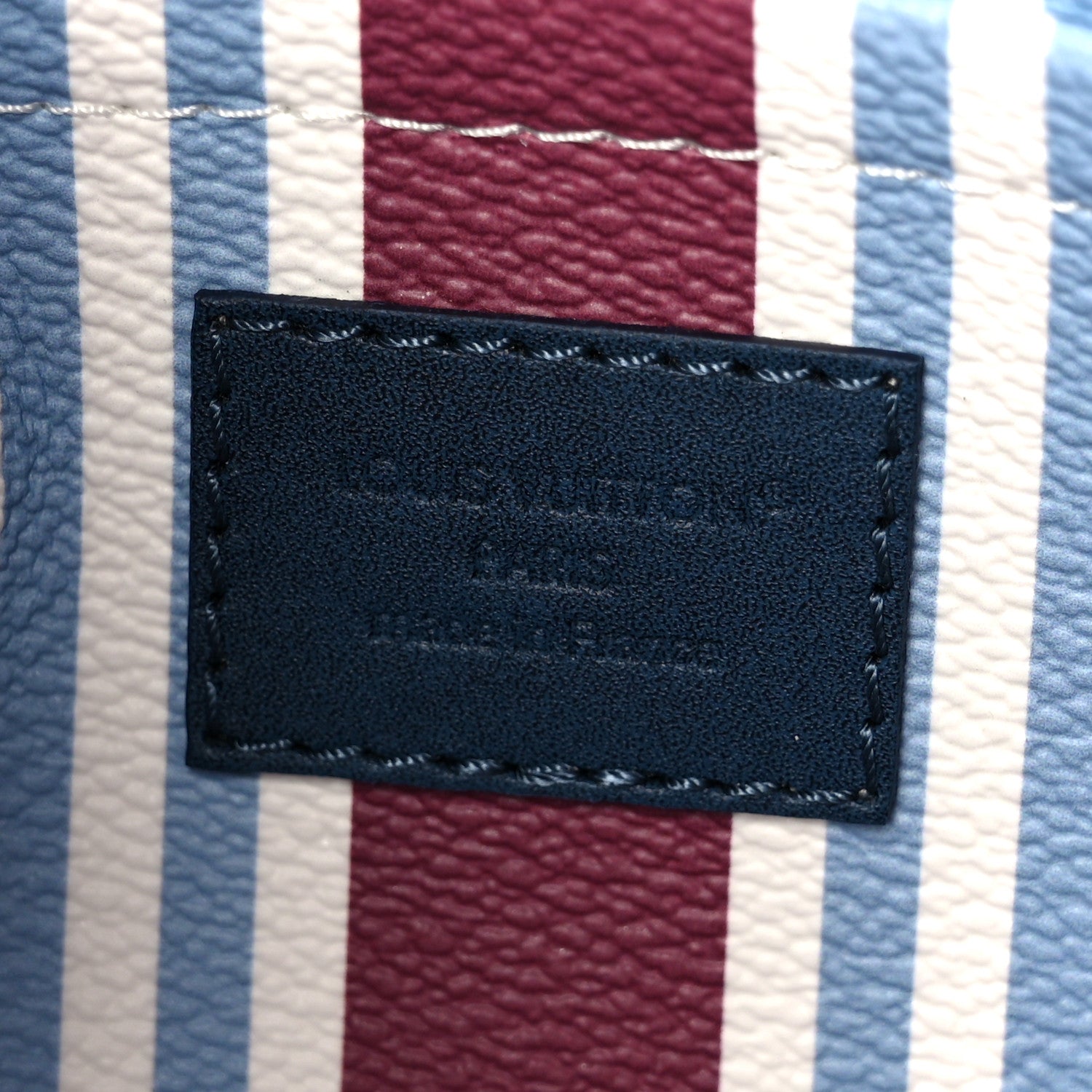 Monogram Heritage Locker Dopp Kit Toilet Pouch Blue