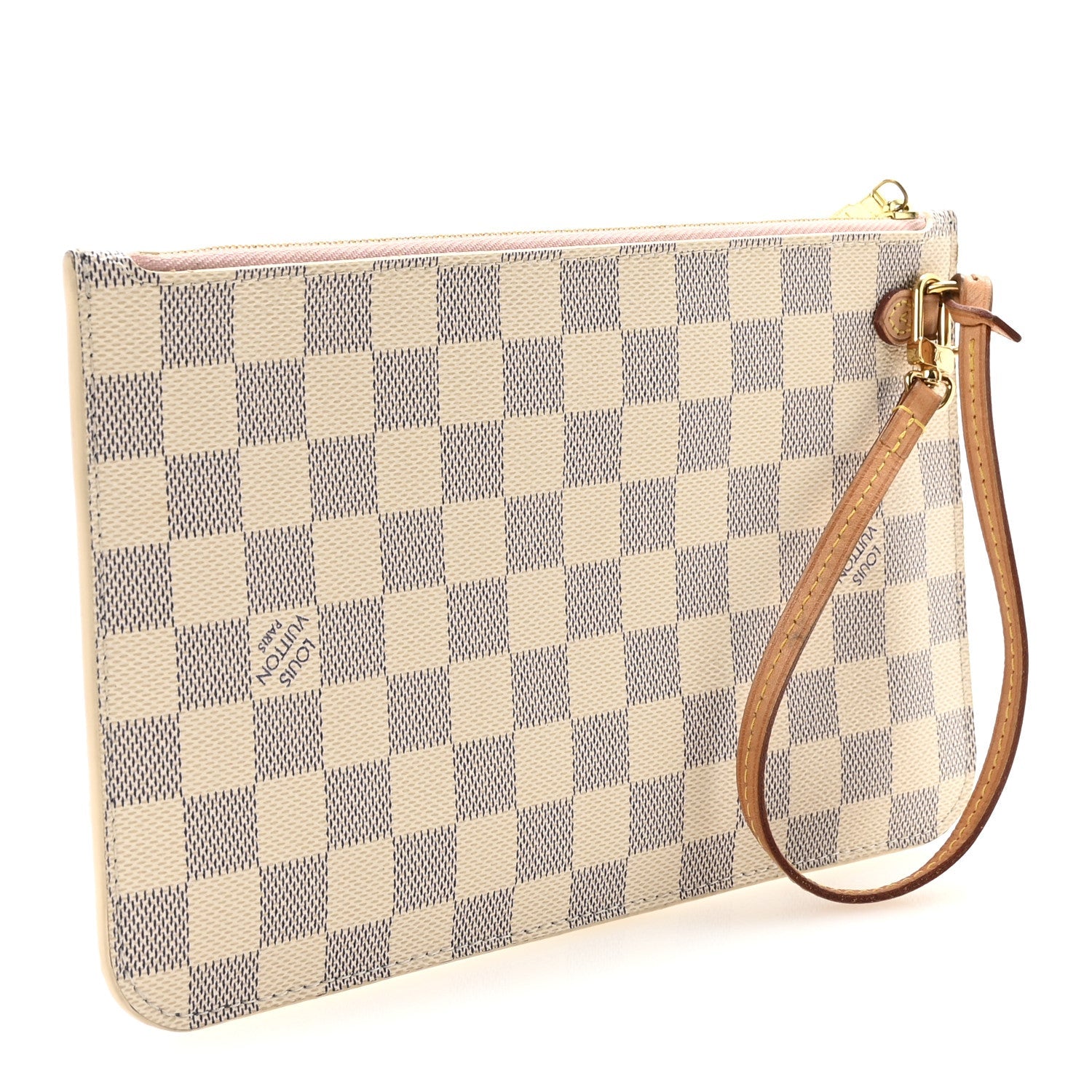 Damier Azur Neverfull MM GM Pochette Rose Ballerine