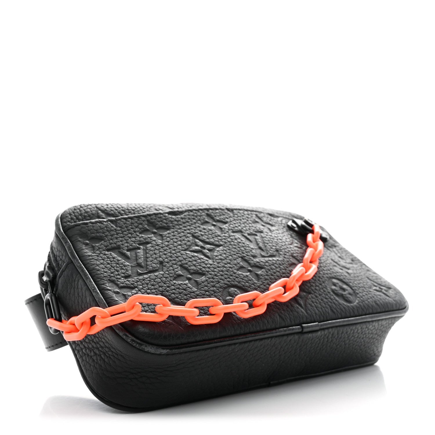 Taurillon Monogram Uniformes Solar Ray Soft Pochette Volga Belt Bag Black
