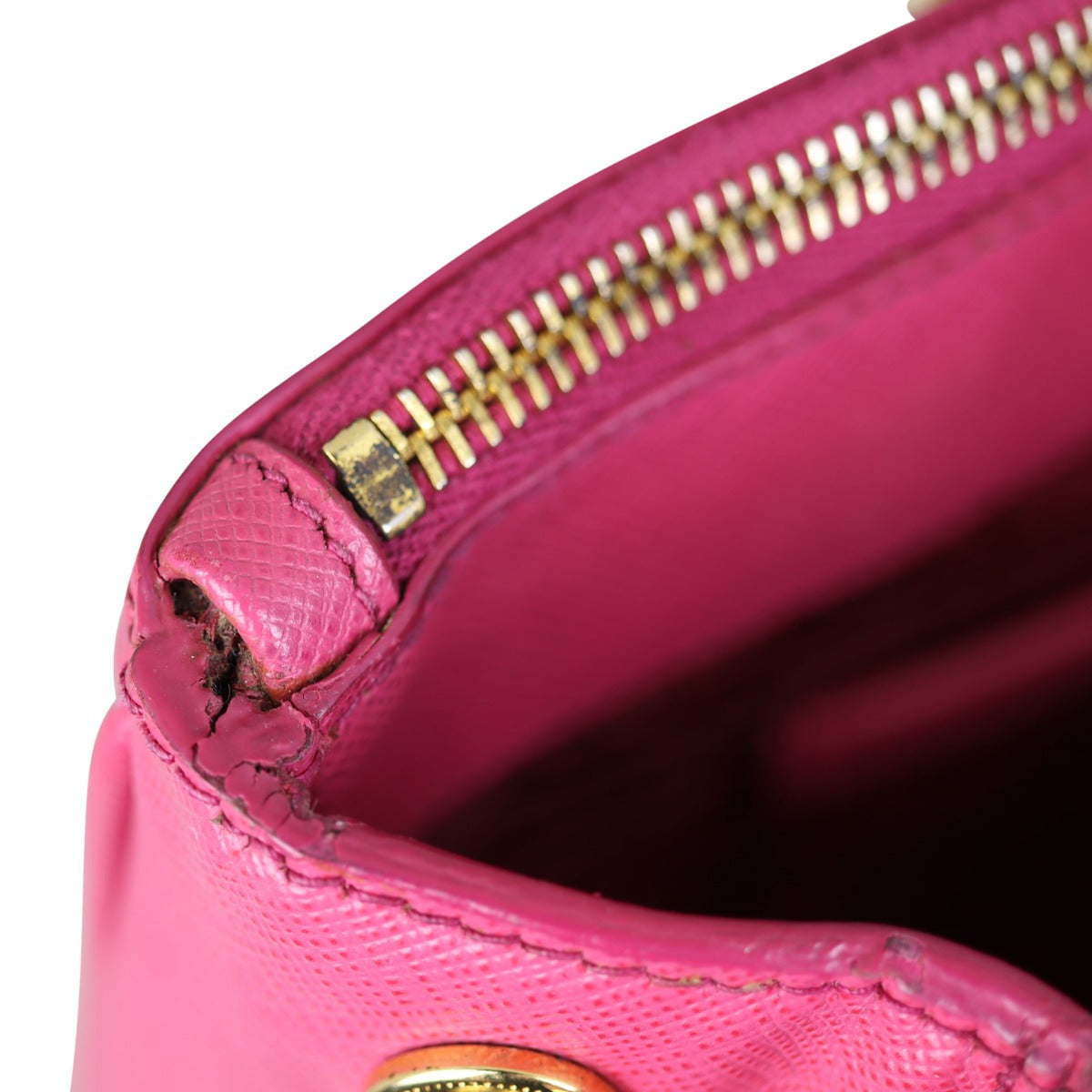 Prada Saffiano Galleria Double Zip Tote Medium
