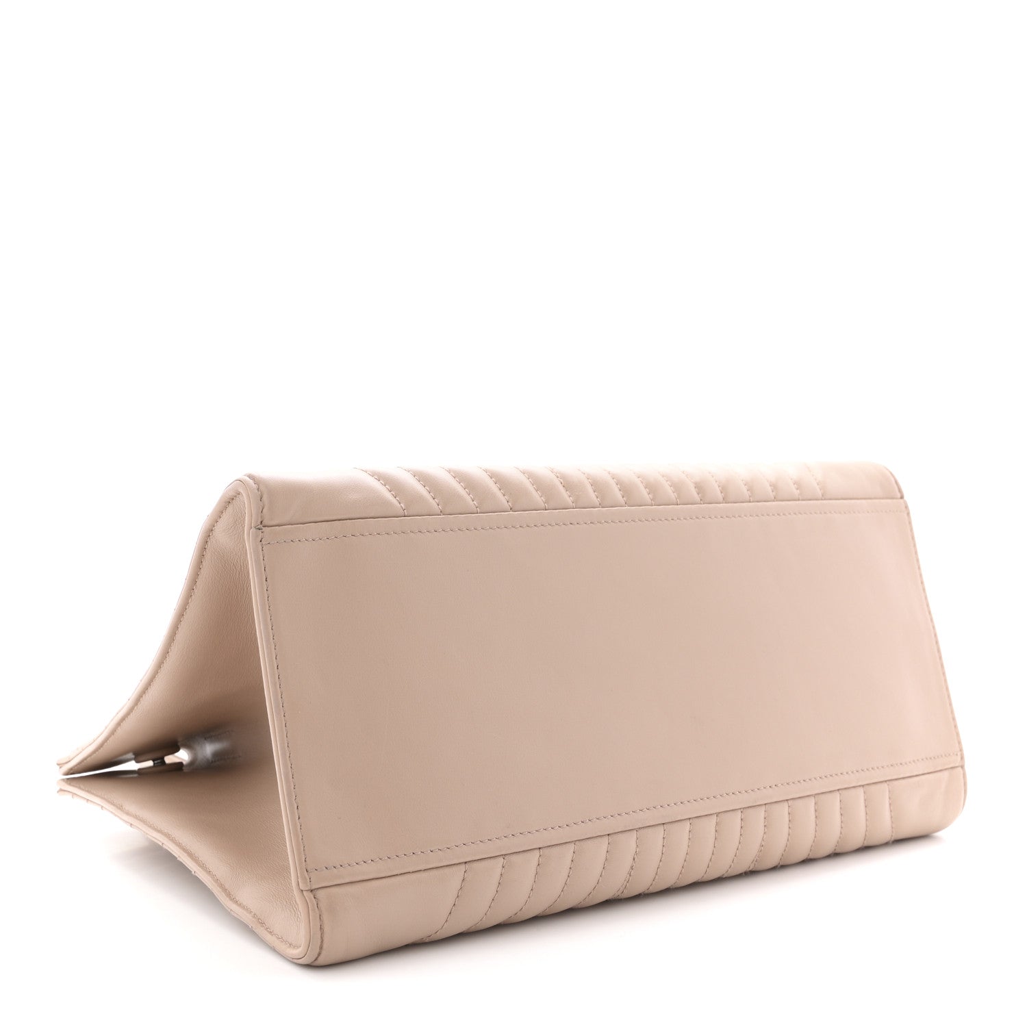 Soft Calfskin Impunture Diagramme Tote Cipria