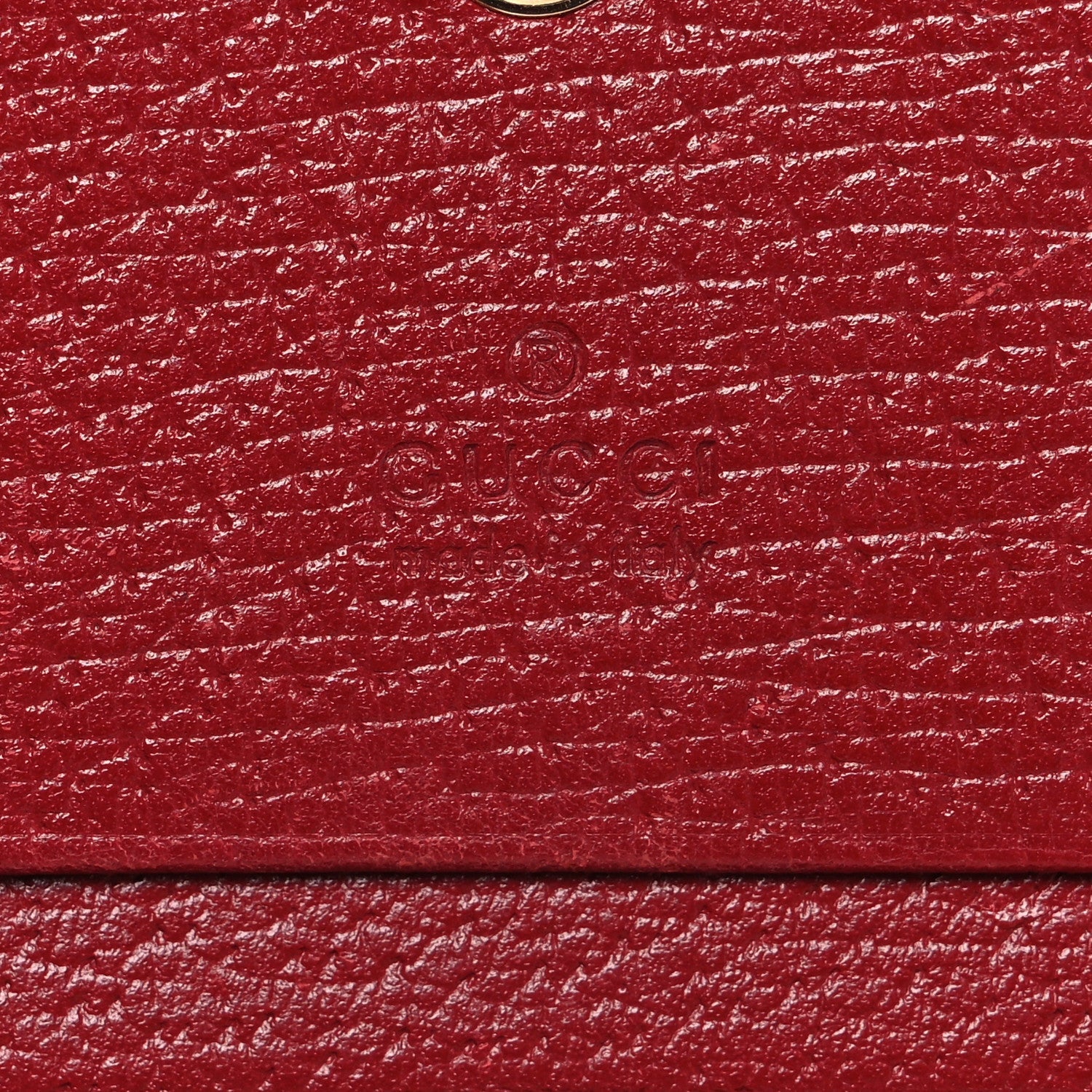GG Supreme Monogram Tian Card Case Beige Multicolor Red