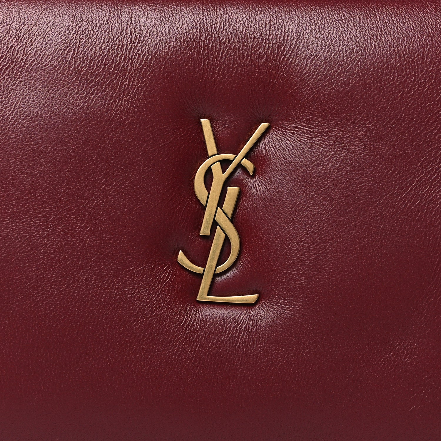 Lambskin Long Calypso Pouch Rouge Merlot