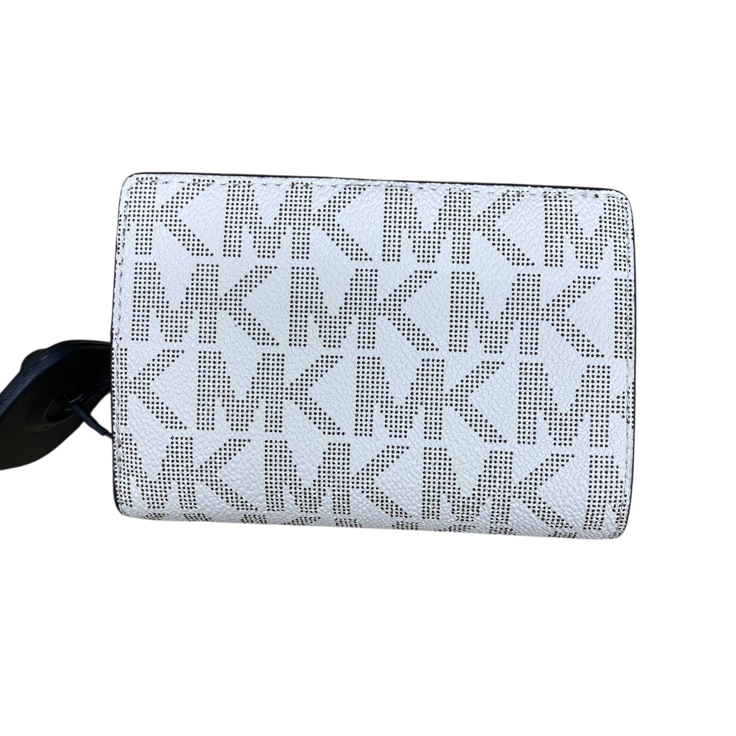Wallet Designer By Michael Kors In Brown & Cream, Size:Medium