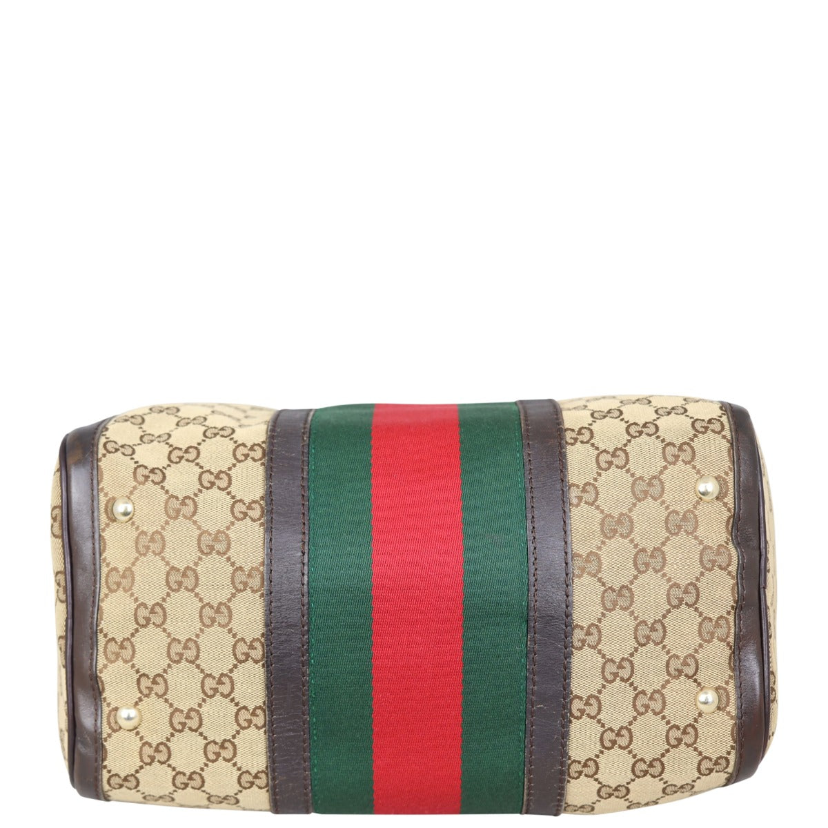 Gucci Vintage Web Original GG Boston Bag Medium