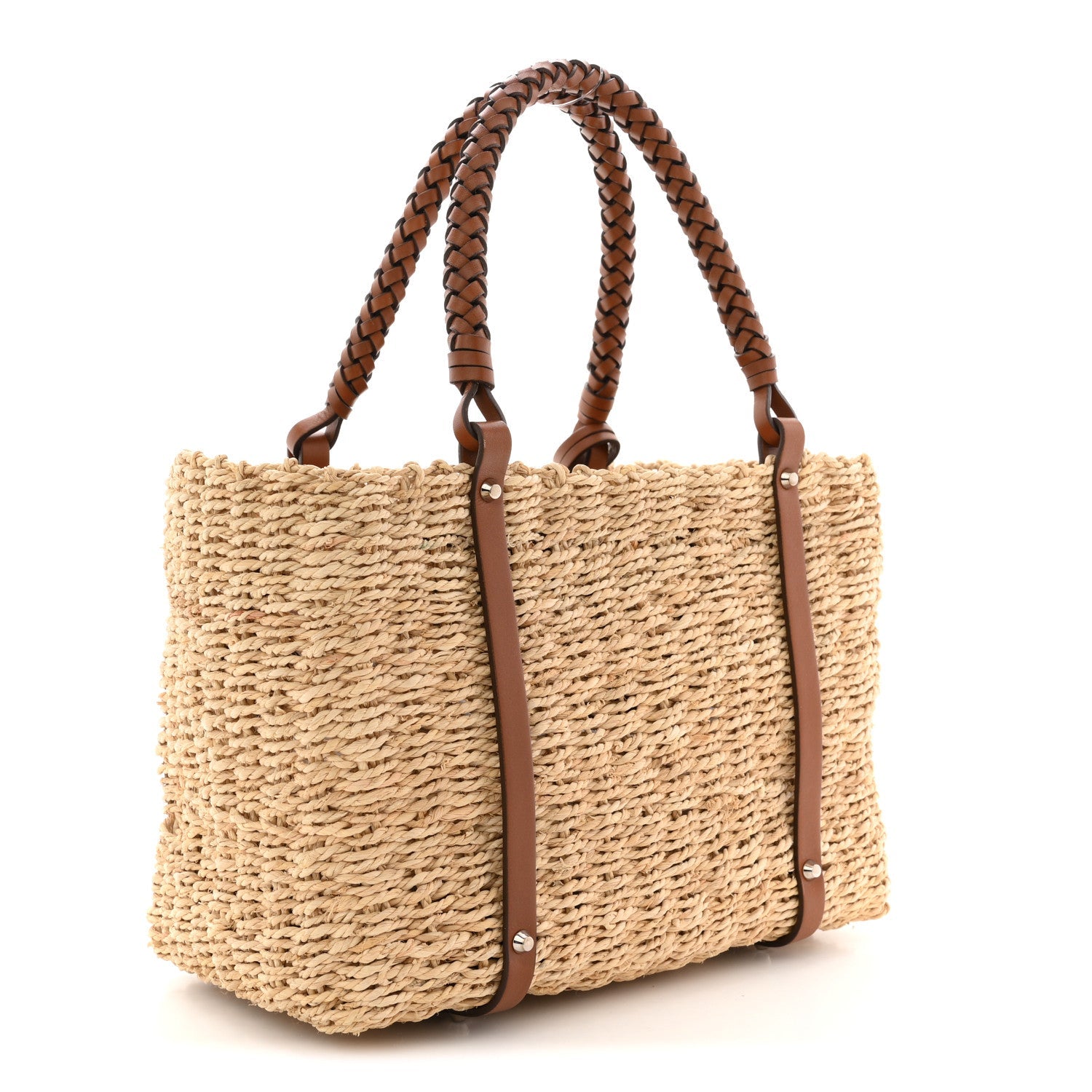 Mais Vitello Tote Naturale Cognac