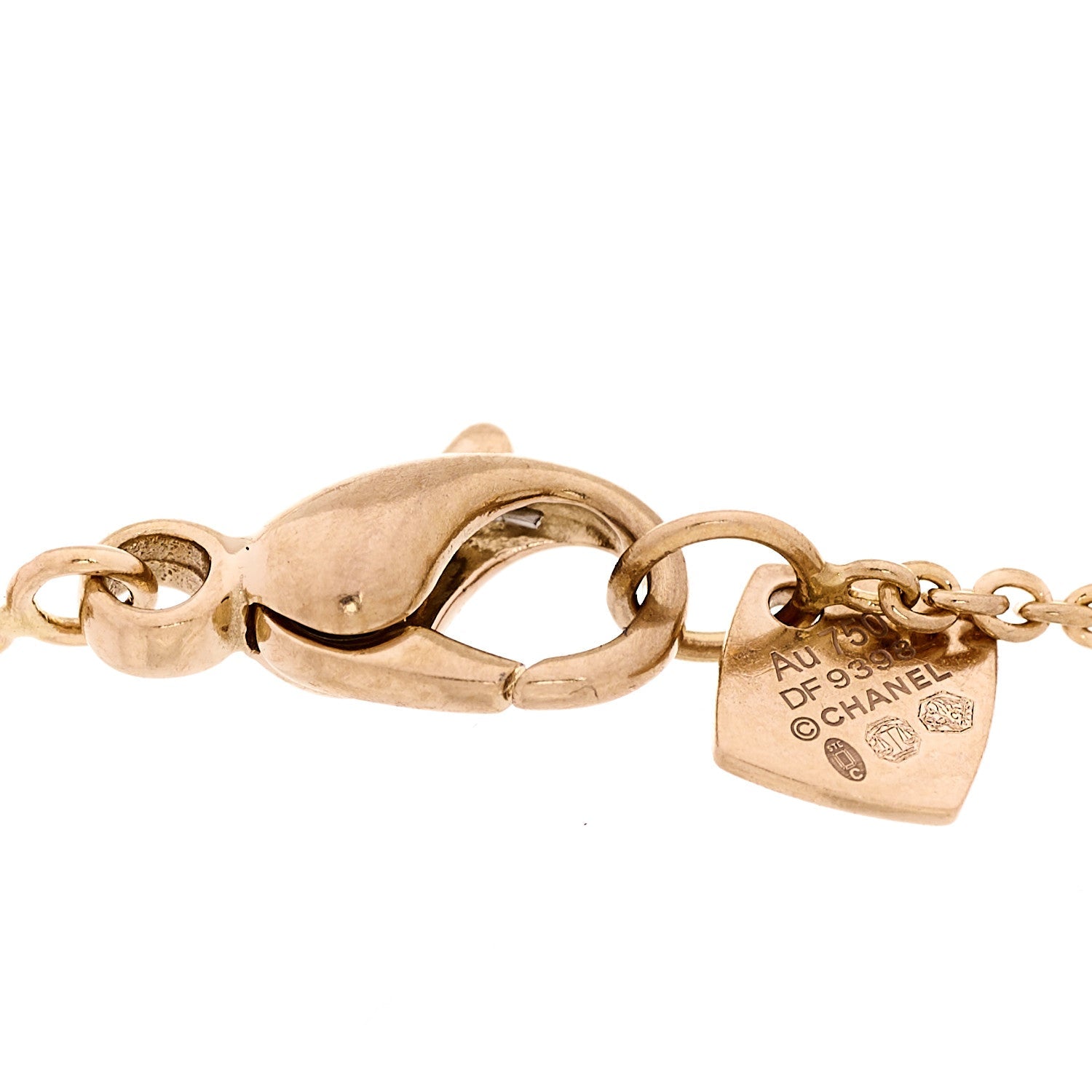 18K Beige Gold Diamond Coco Bracelet