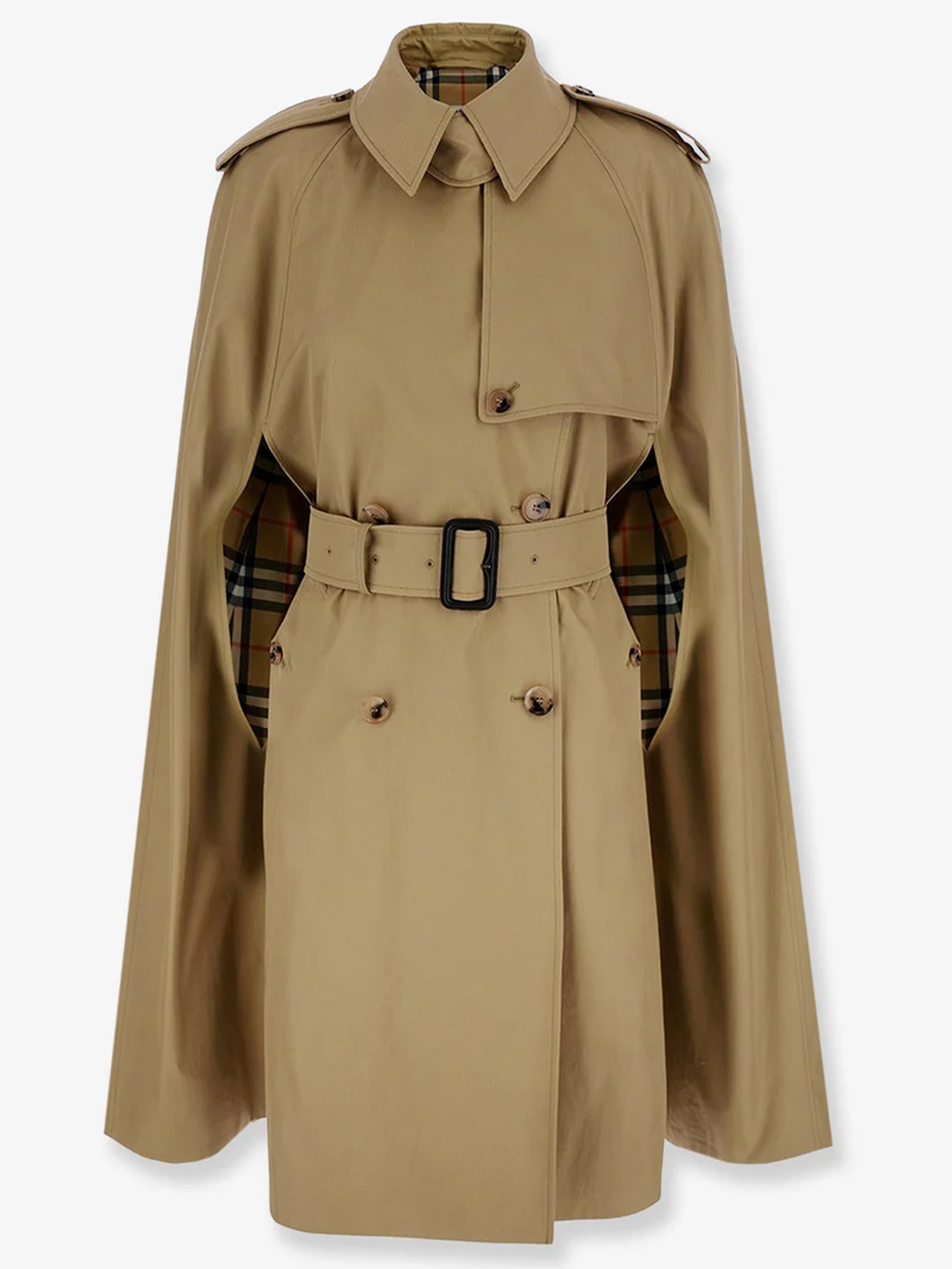 belmont trench cape in gabardine