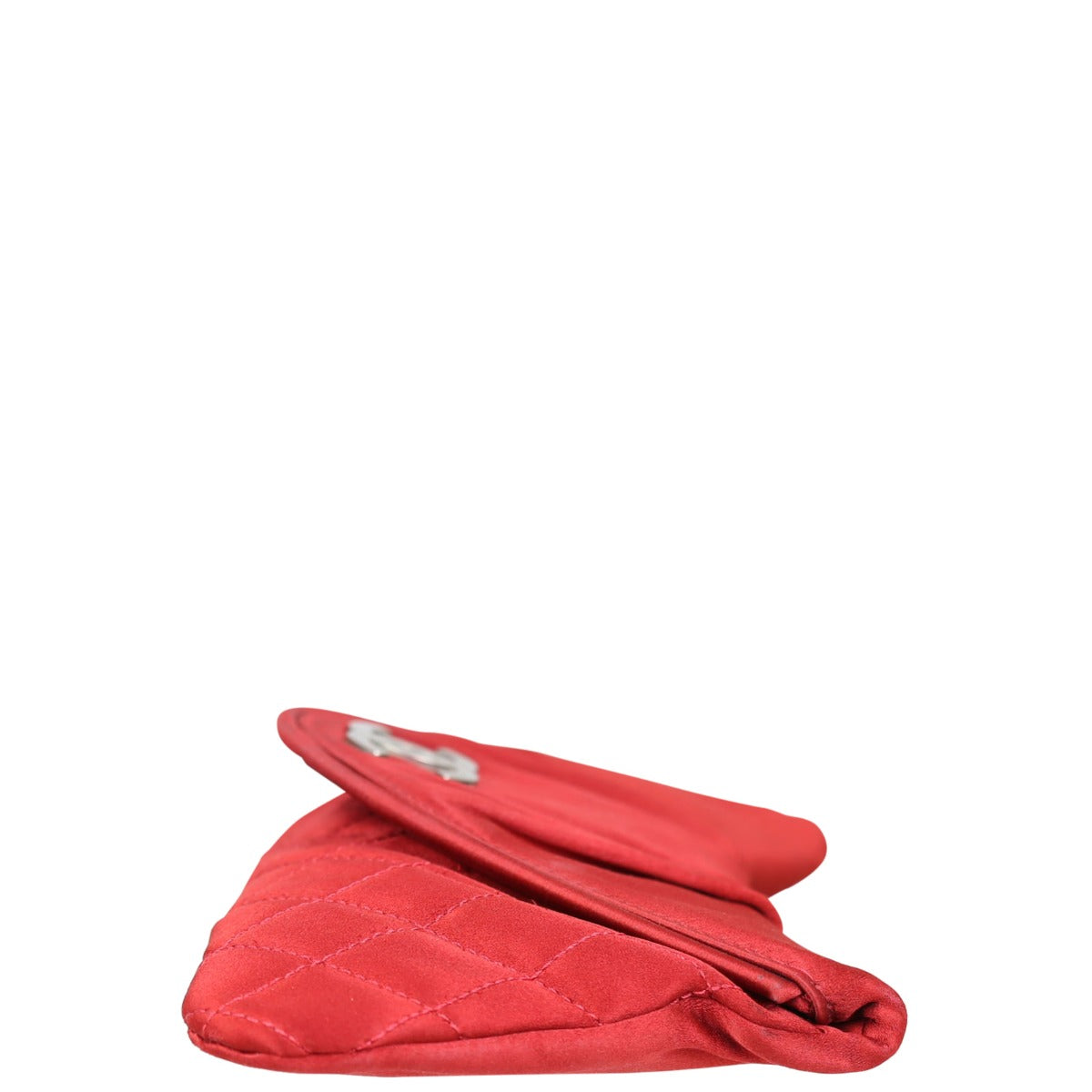 Chanel Satin Half Moon Clutch