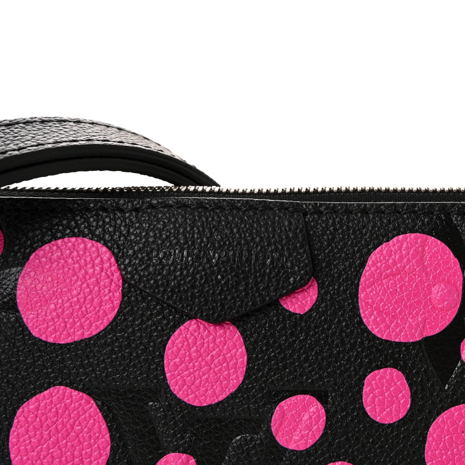 LV X YK Empreinte Multi Pochette Accessories Large Pochette Black Fuchsia
