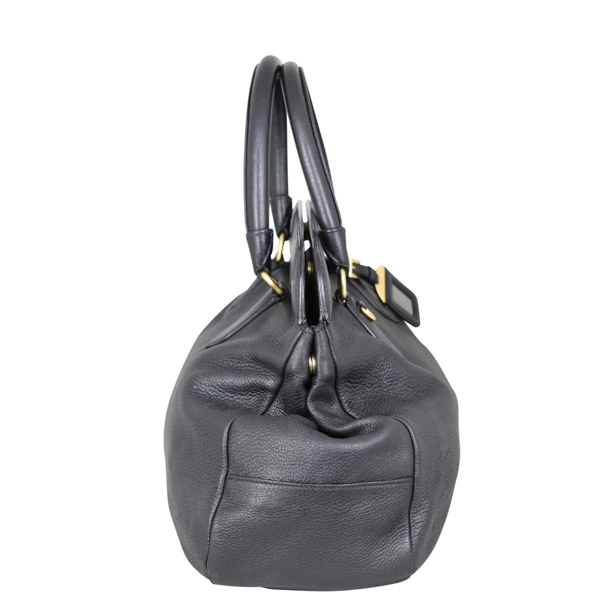 Prada Vitello Daino Top Handle Bag
