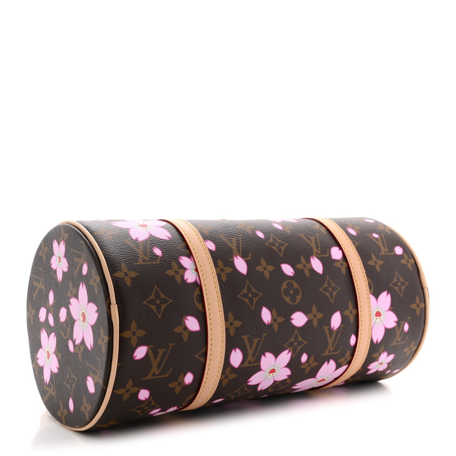 LV X TM Monogram Cherry Blossom Papillon Sakura Brown