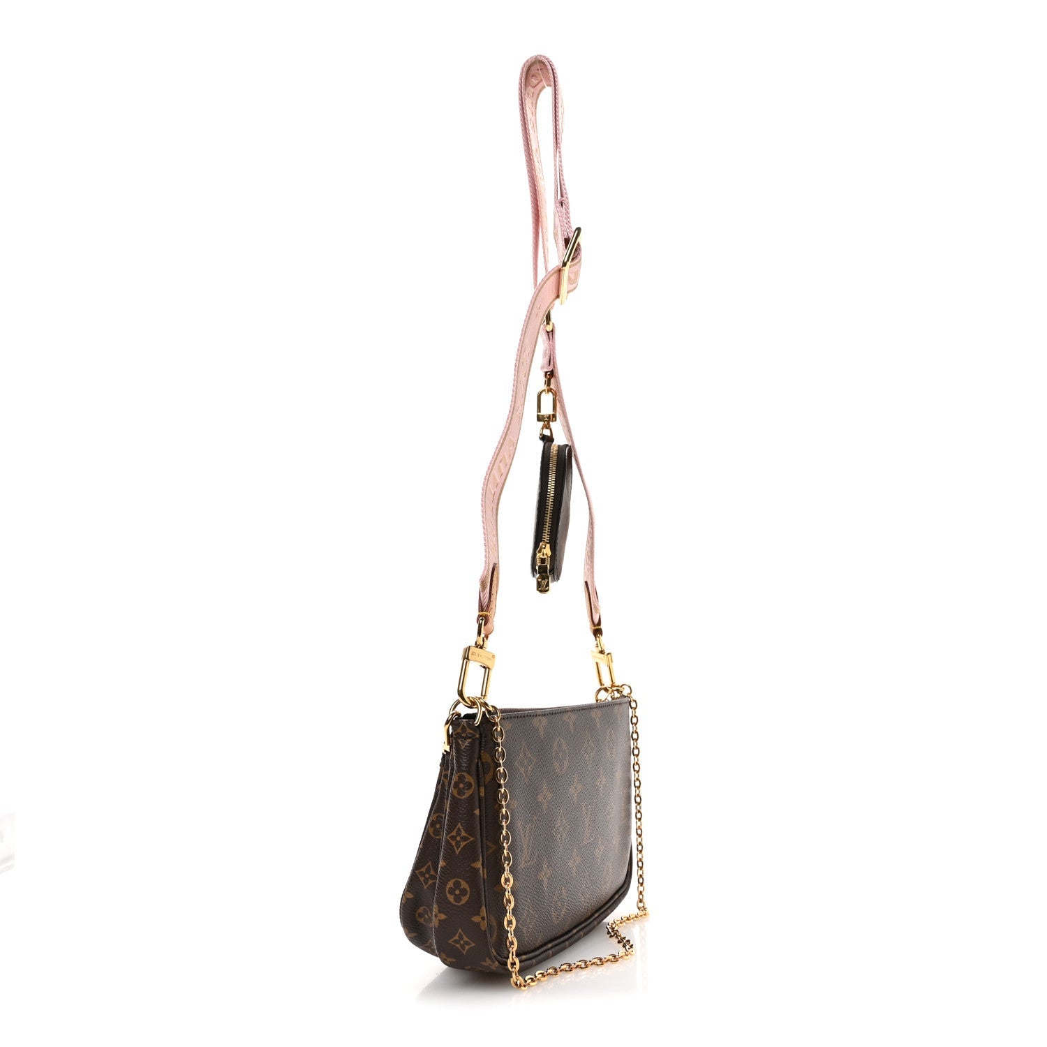 Monogram Multi Pochette Accessories Rose Clair
