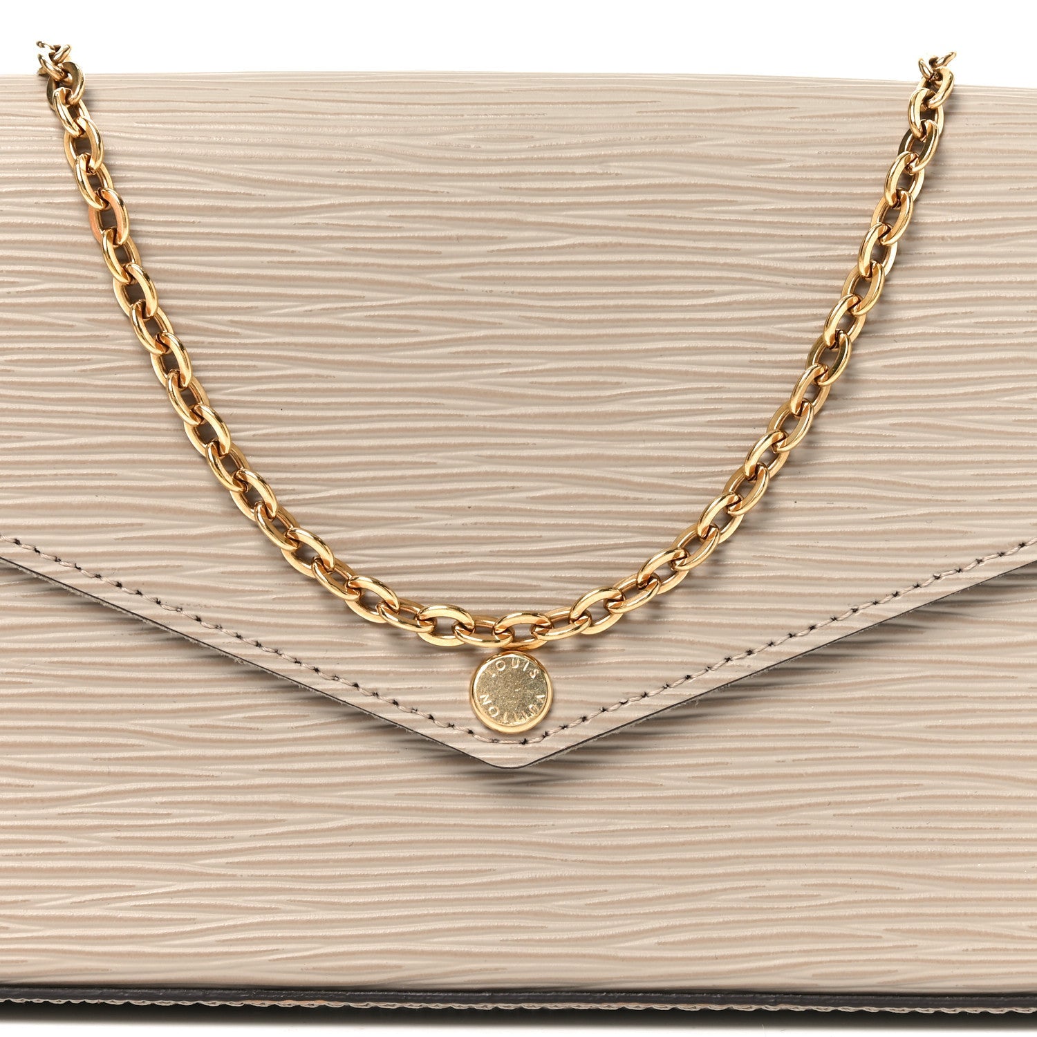 Epi Felicie Pochette Chain Wallet Galet