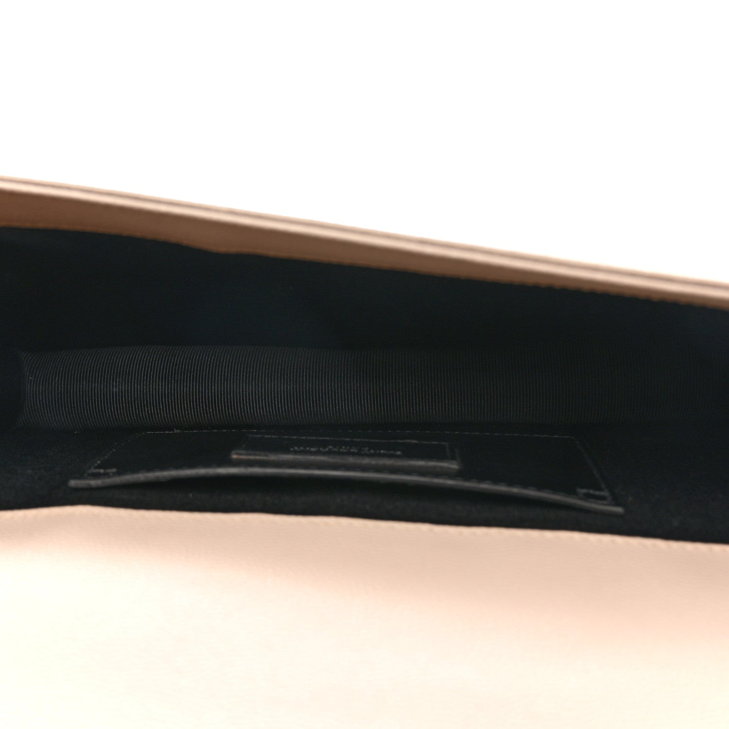 Grain De Poudre Classic Kate Monogram Clutch Nude Powder