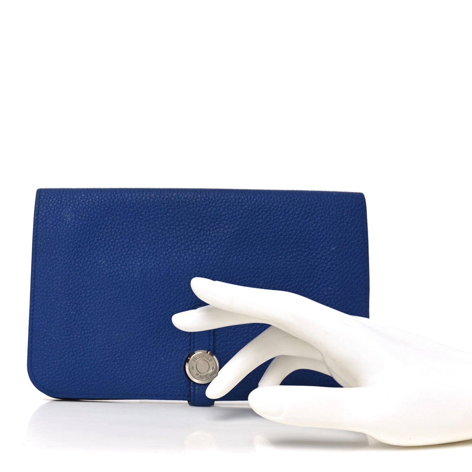 Togo Dogon Duo Wallet Bleu Electrique
