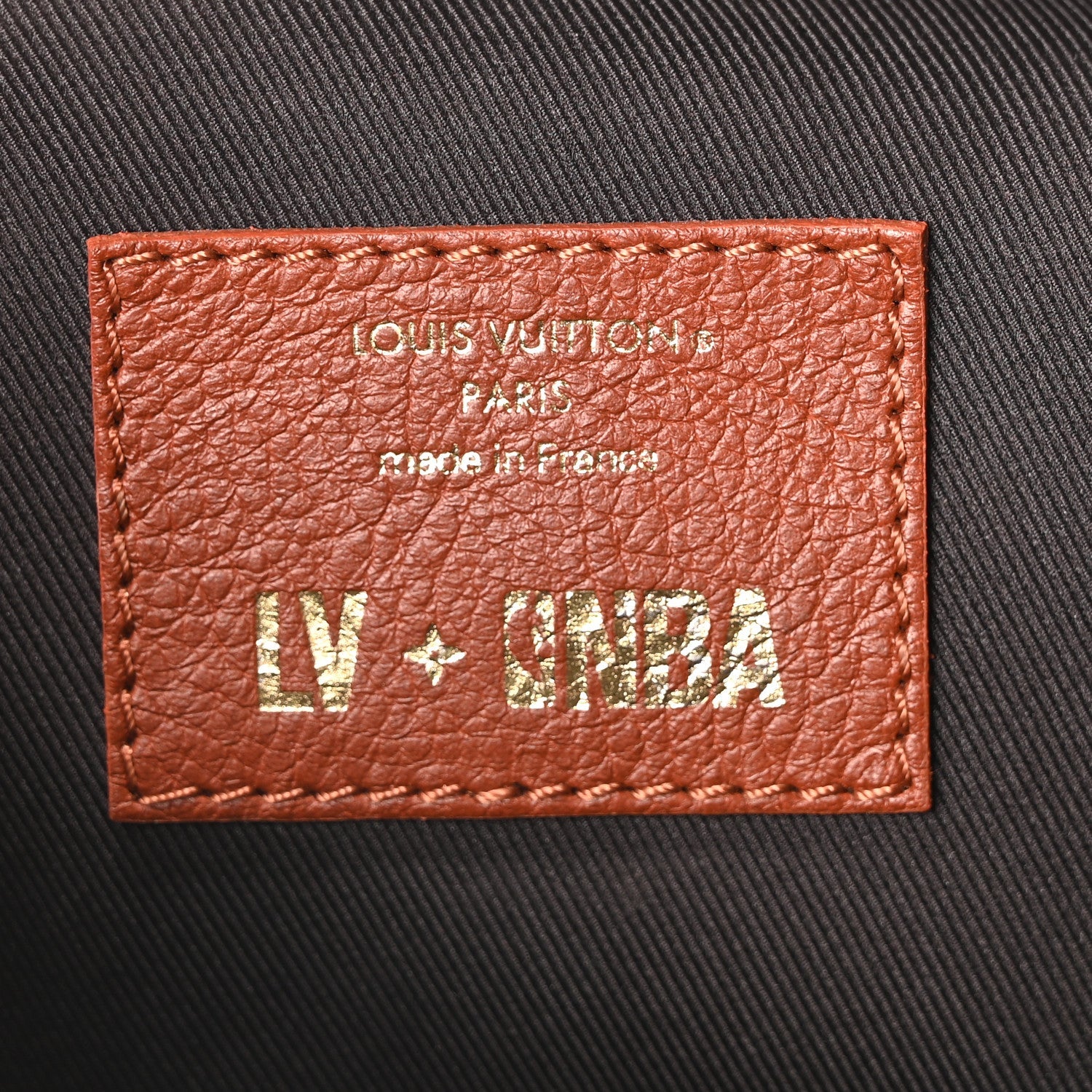 X NBA Grained Calfskin Monogram Handle Trunk Brown