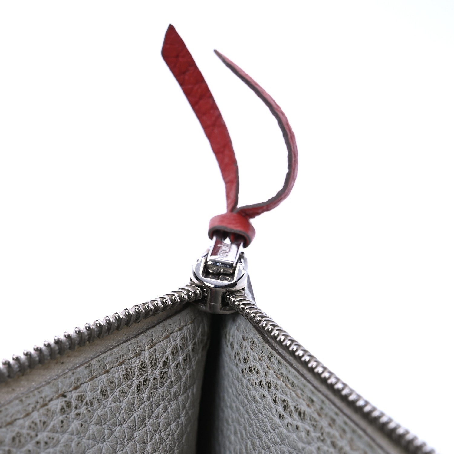 Togo Dogon Duo Wallet Rouge Garance Gris Mouette