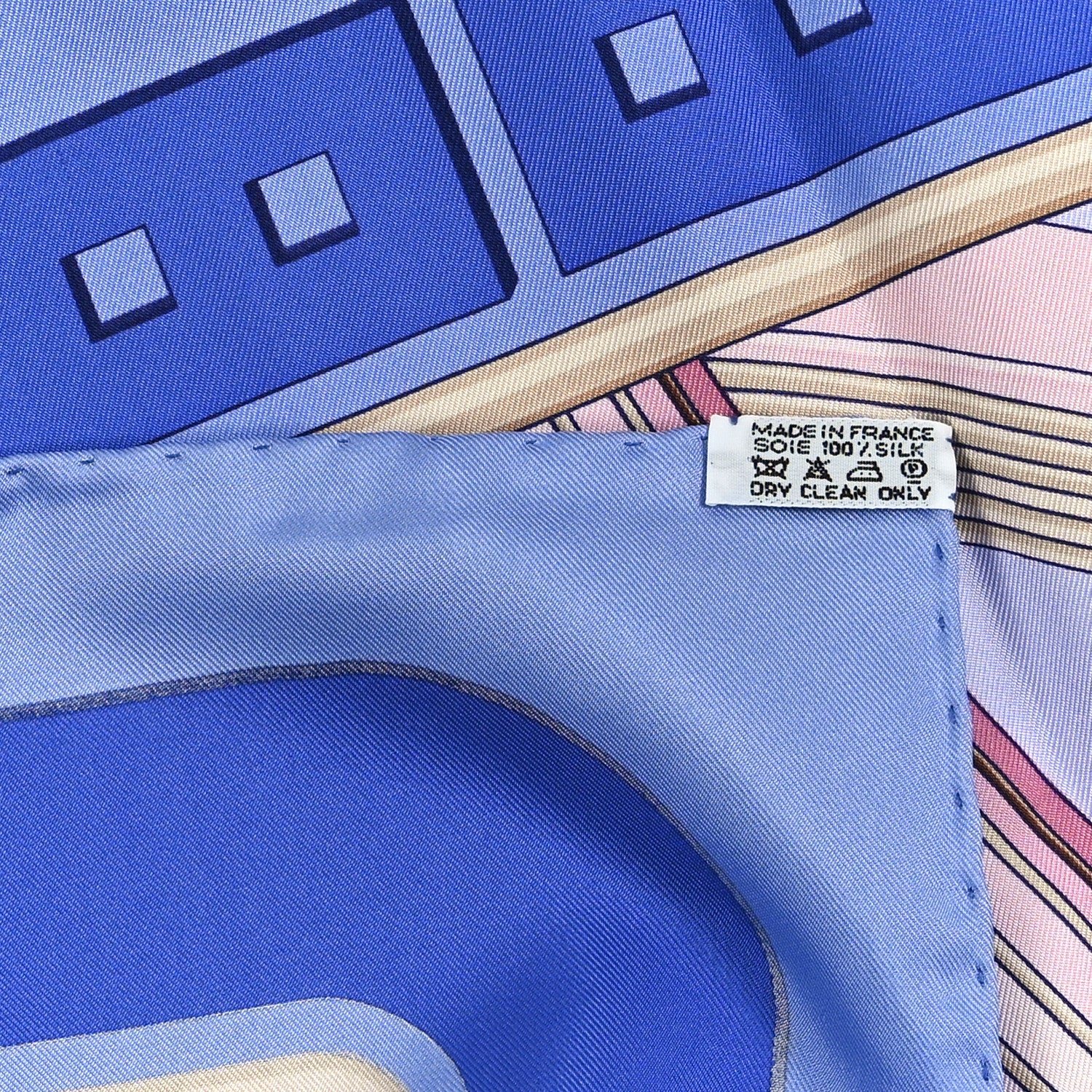 Silk Rythmes Du Monde 90 Soie Rose Bleu