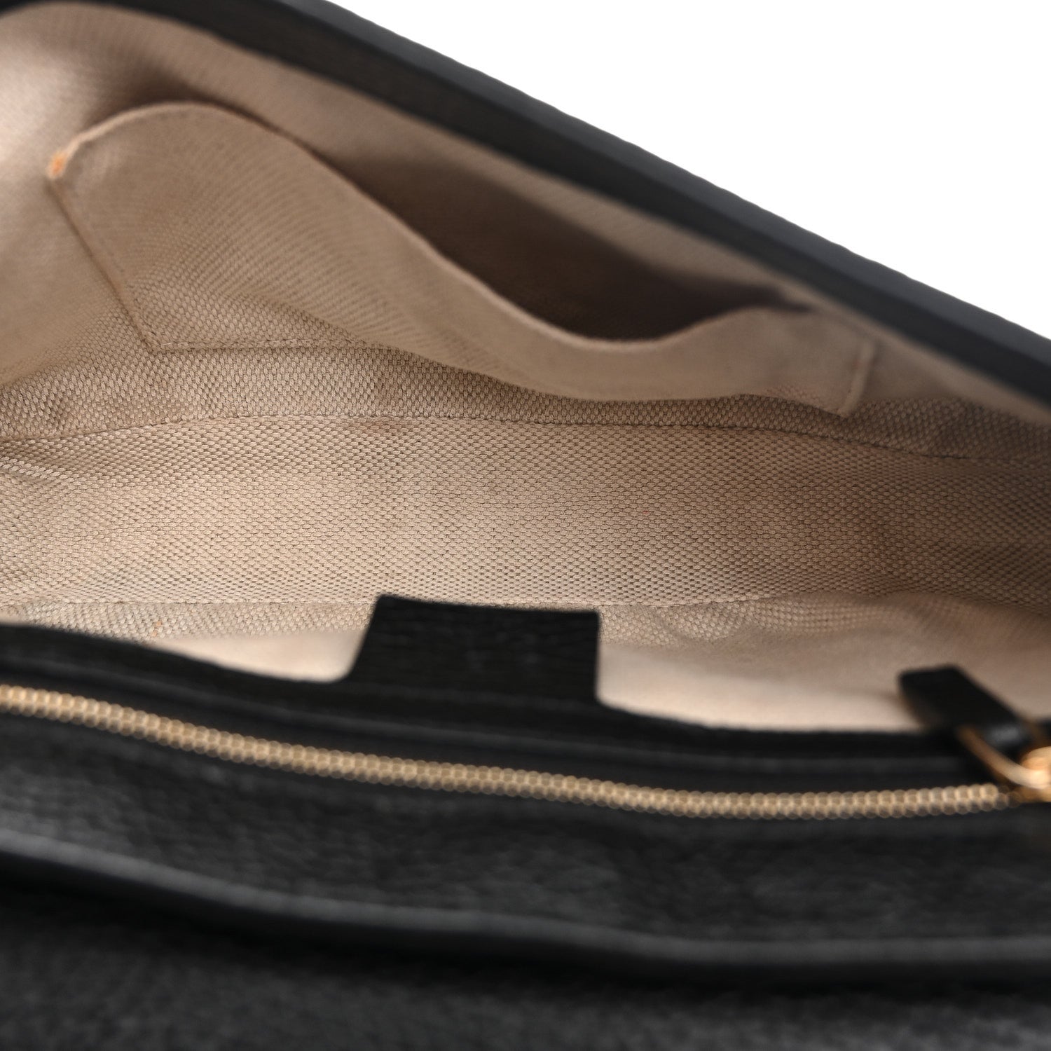 Pebbled Calfskin Medium Soho Flap Crossbody Black