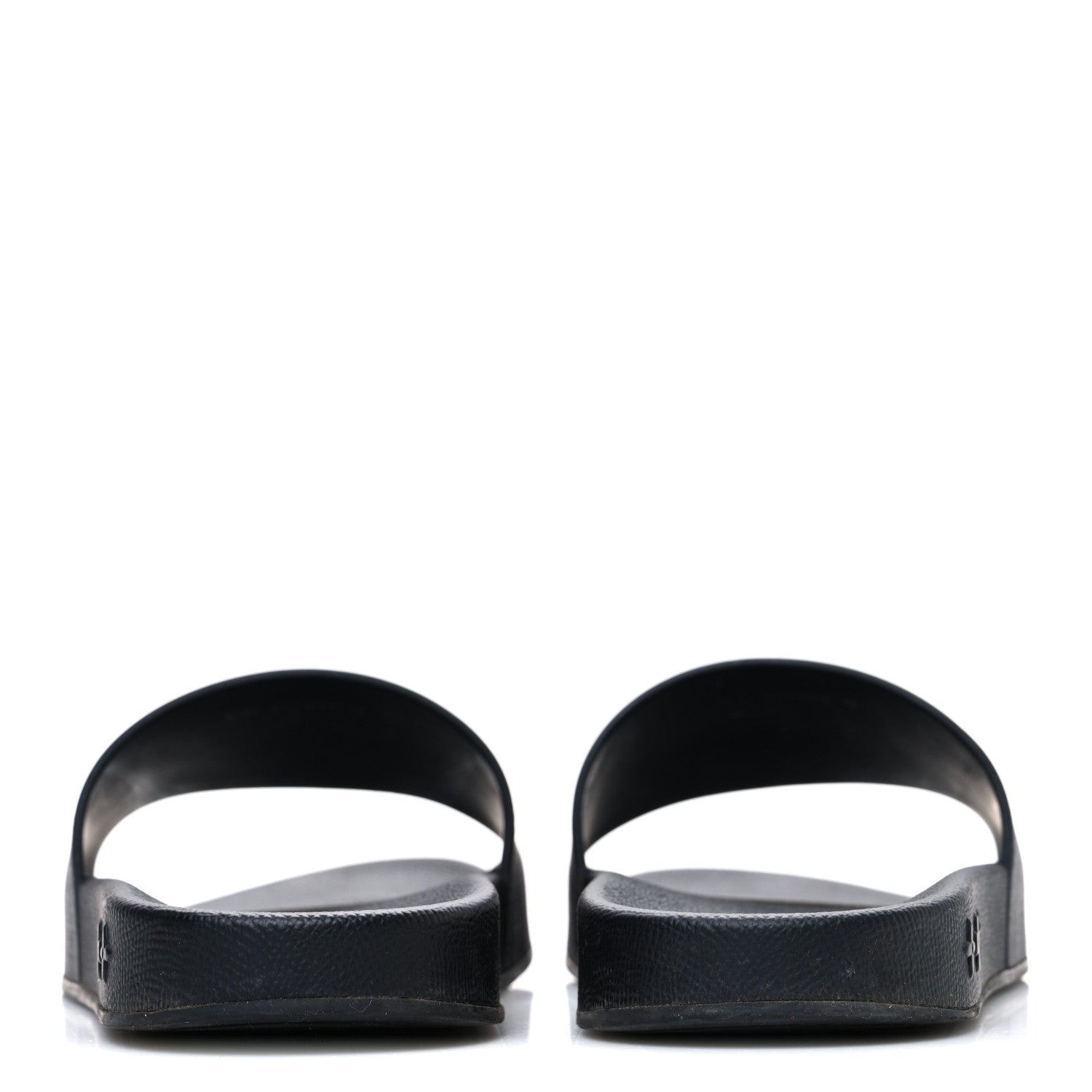 Rubber Monogram Eclipse Mens Waterfront Mules 9 Black