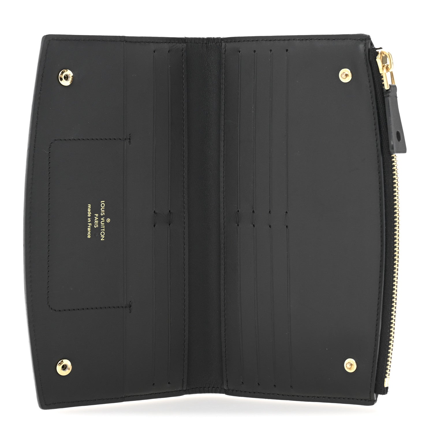 Calfskin City Steamer Wallet Black