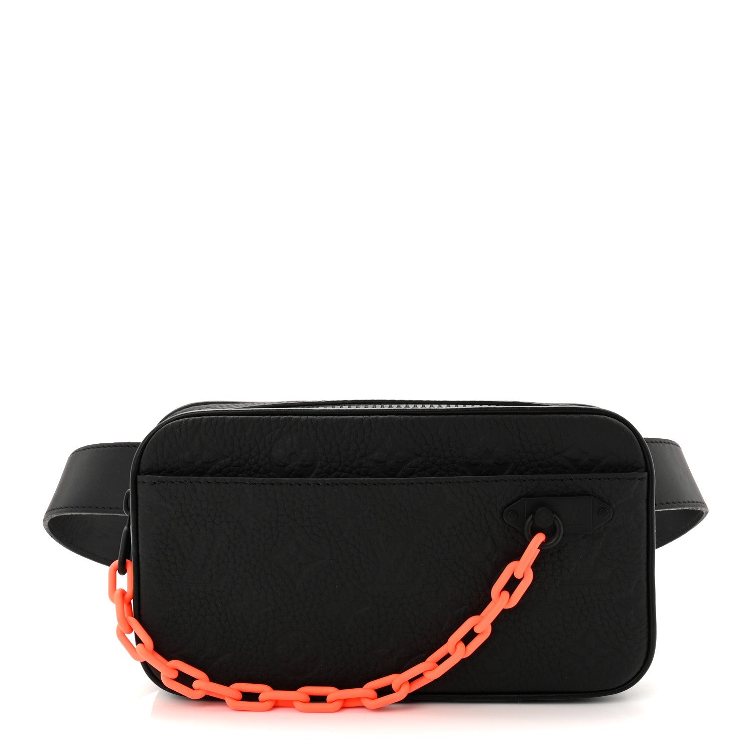 Taurillon Monogram Uniformes Solar Ray Soft Pochette Volga Belt Bag Black