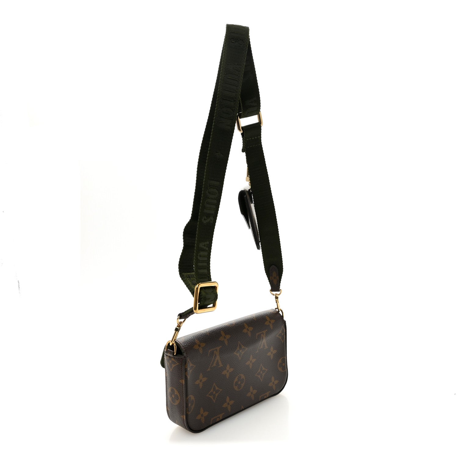 Monogram Felicie Strap & Go Kaki