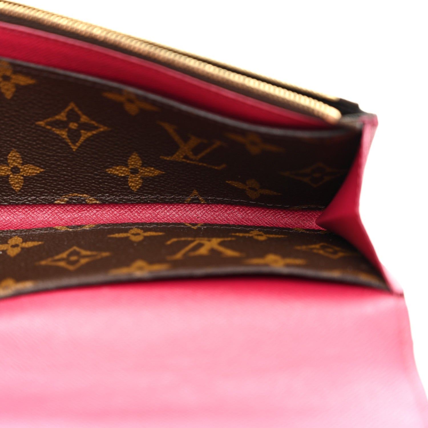 Monogram Emilie Wallet Fuchsia