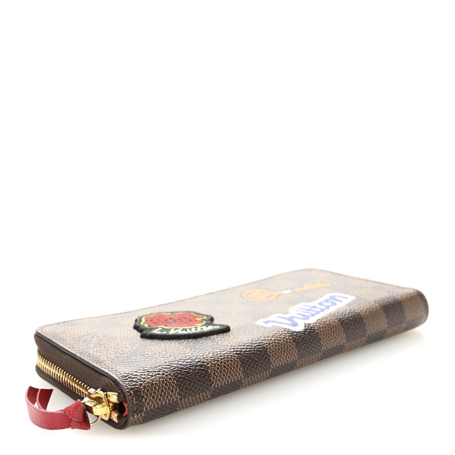 Damier Ebene Patches Clemence Wallet