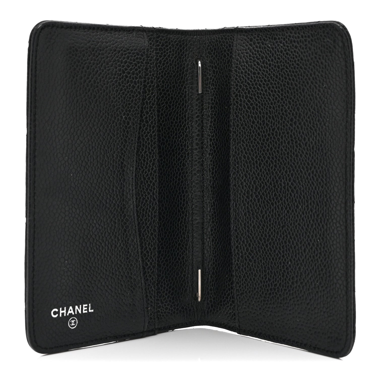 Caviar Quilted Agenda Cover Black