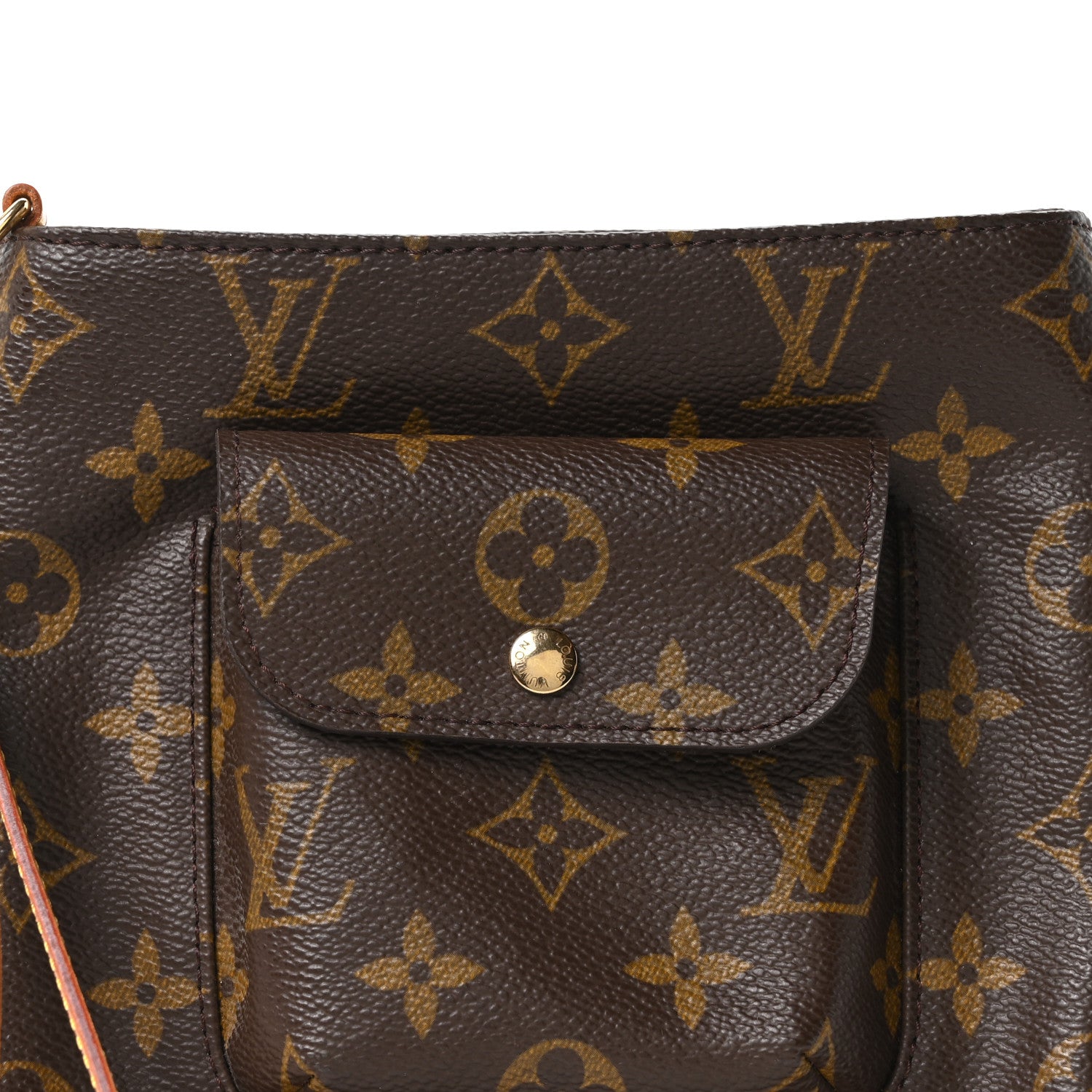Monogram Partition Wristlet