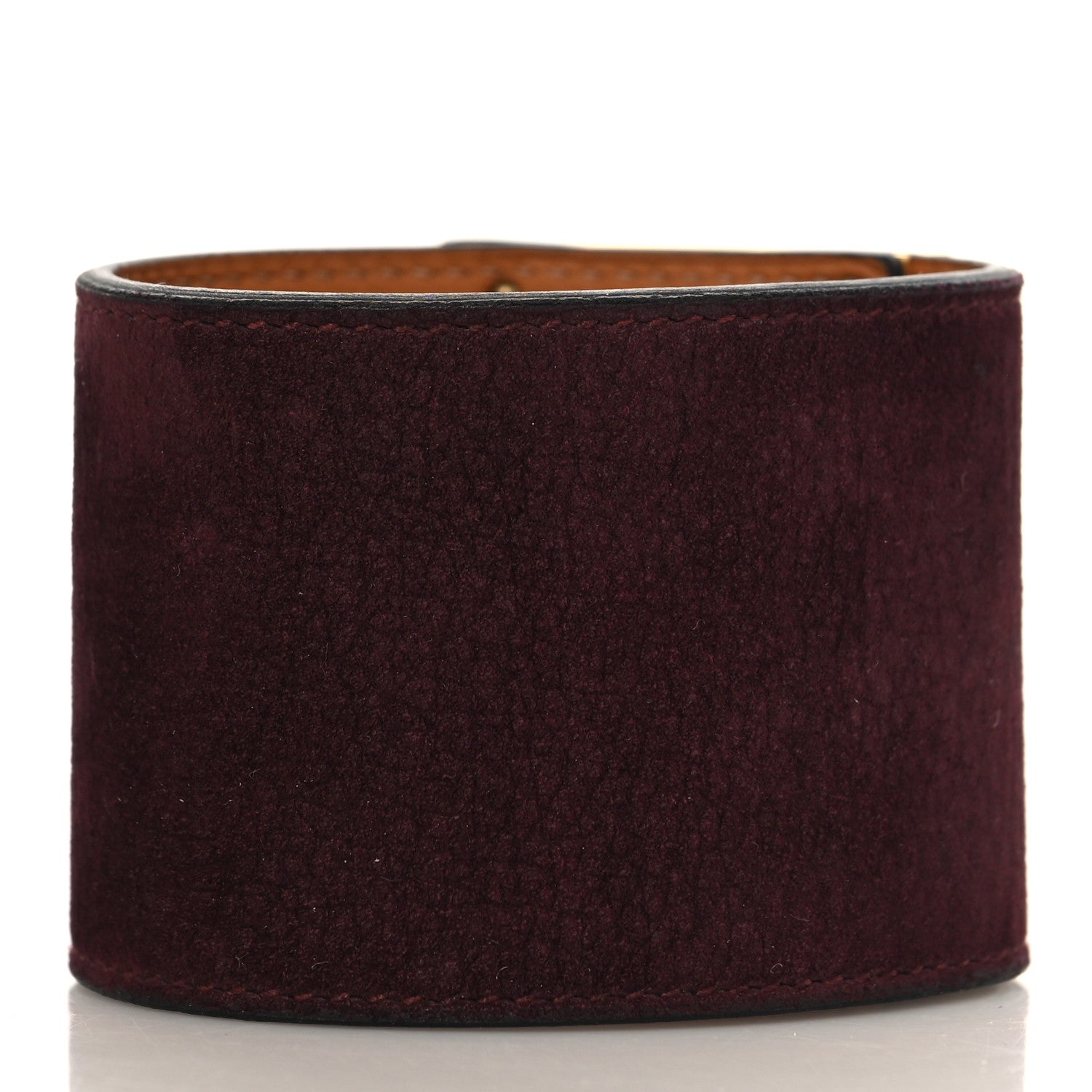 Veau Doblis Suede Kelly Dog Extreme Bracelet S Prune