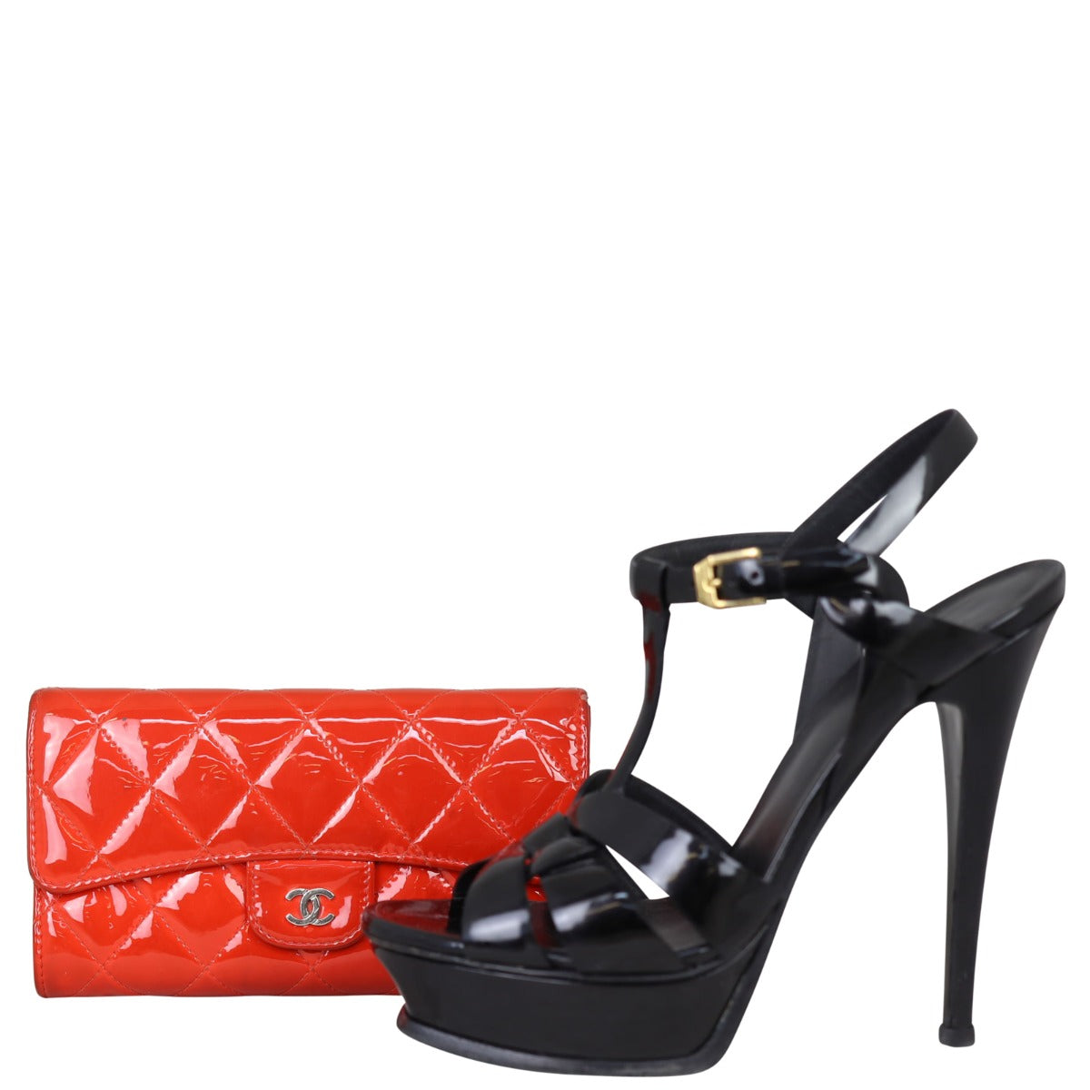 Chanel Classic Flap Long Wallet | Red Patent