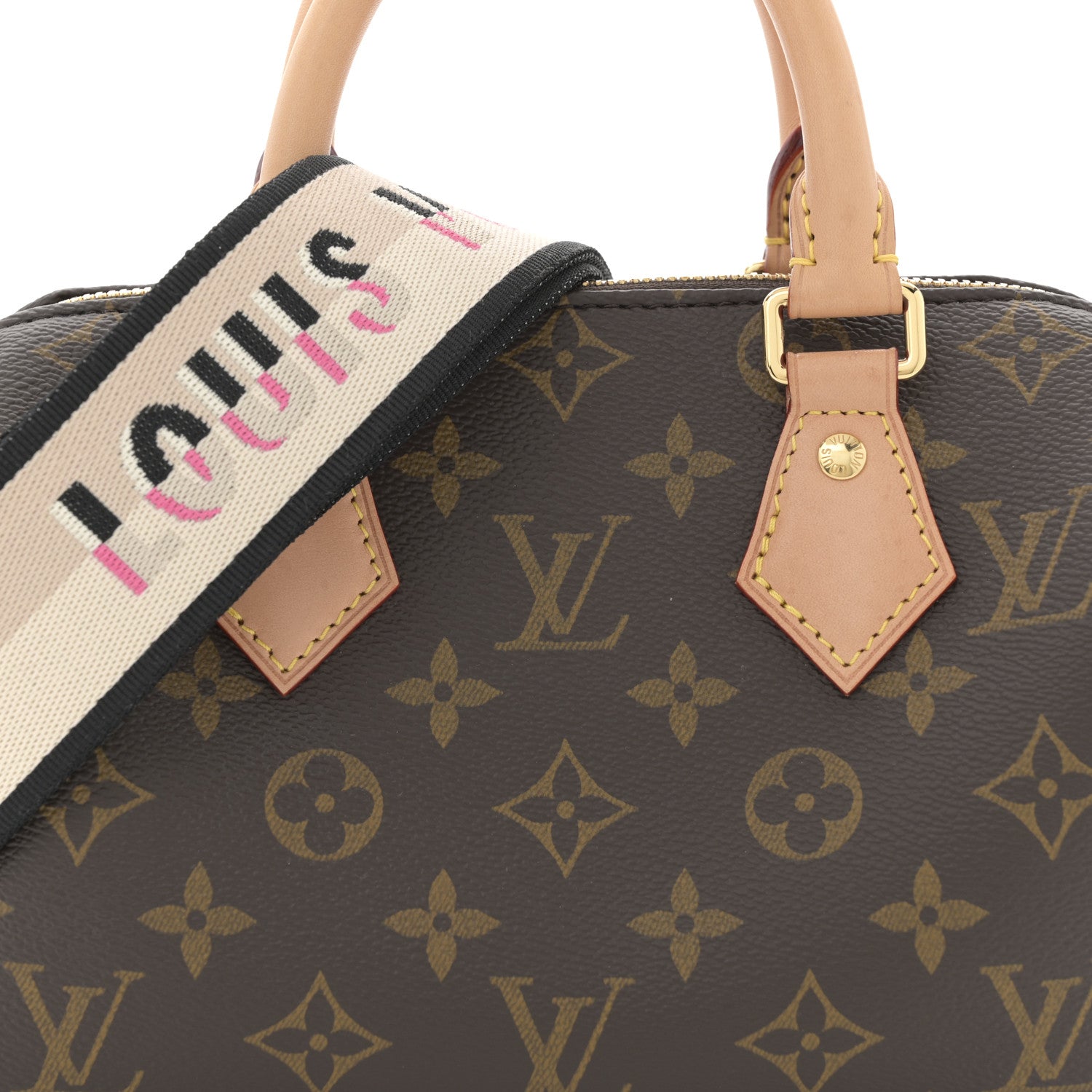 Monogram Speedy Bandouliere 20 Black