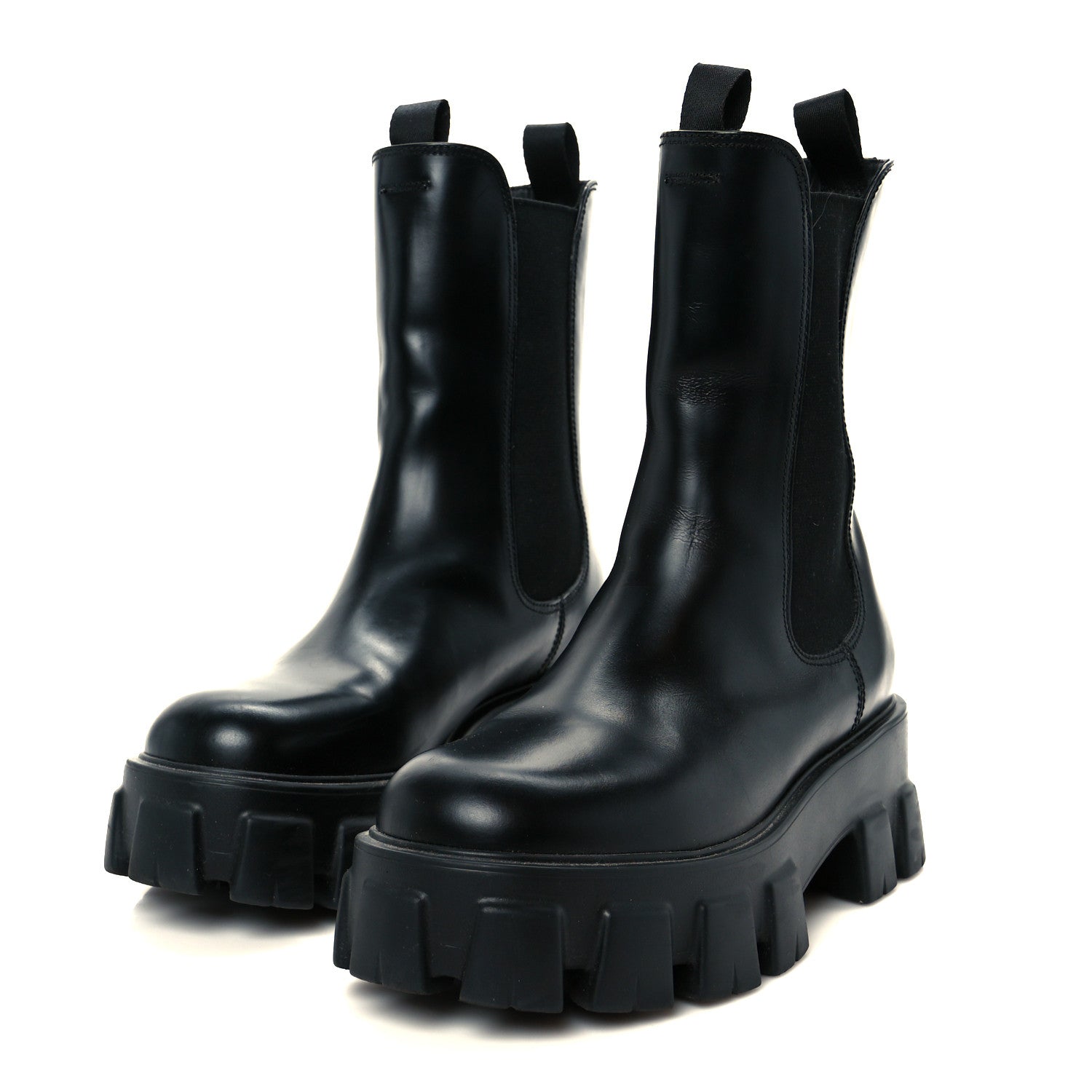 Spazzolato Rois Monolith Chelsea 55mm Tall Boots 38 Black