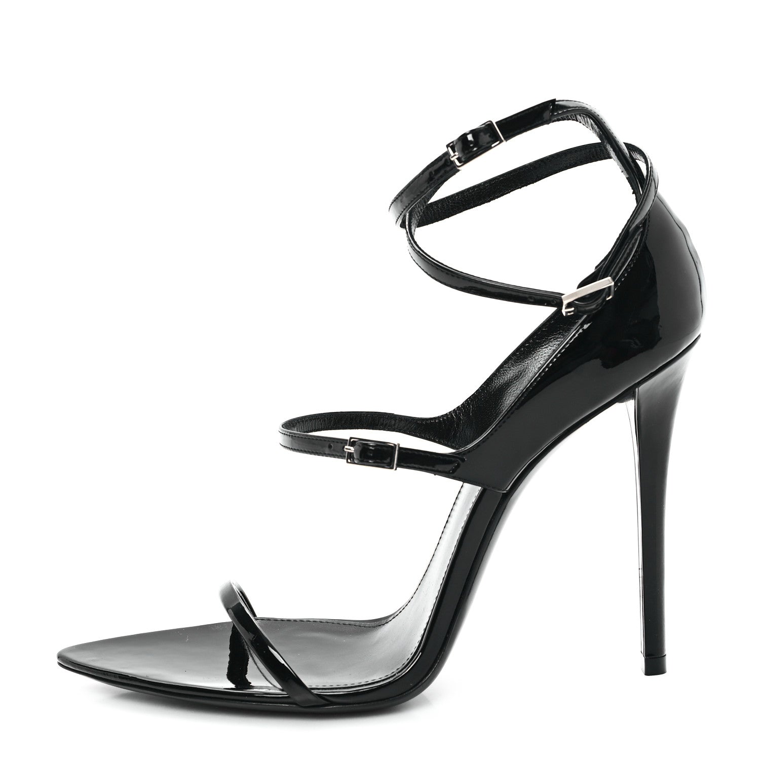 Vernice Grupy Dita 110 Sandals 38.5 Black