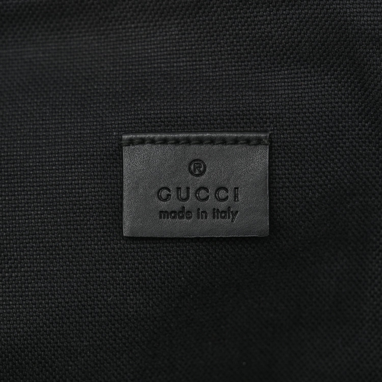 GG Supreme Monogram Web Belt Bag Black Grey