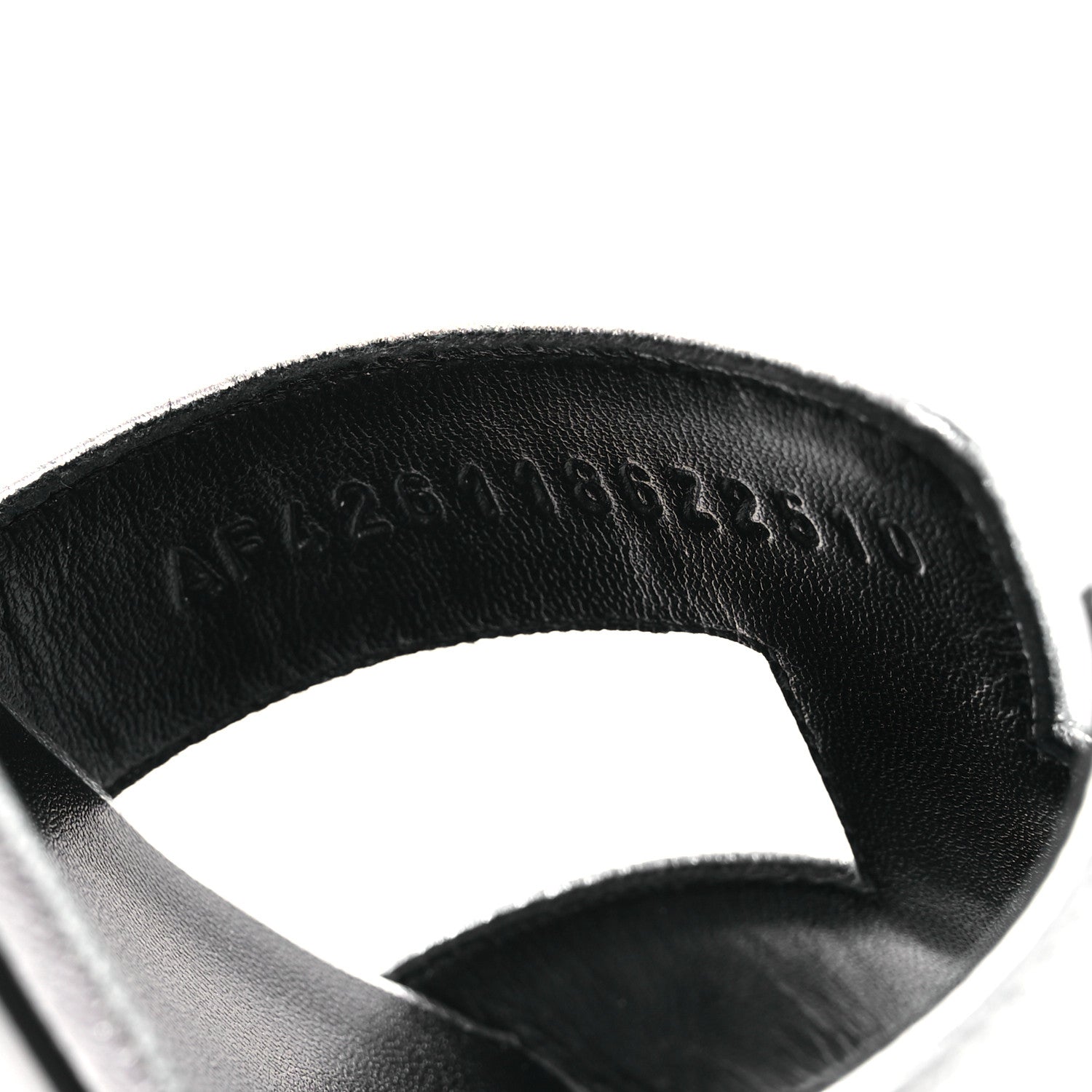 Metallic Nappa Oasis Sandals 41 Argent