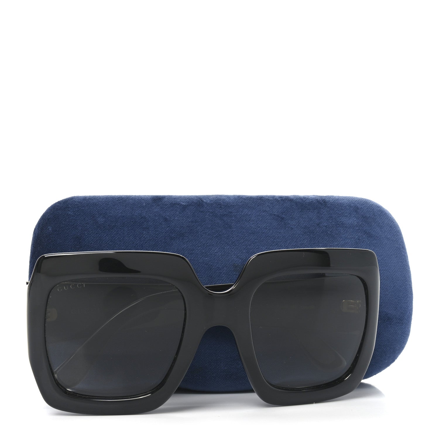 Acetate Square Frame Sunglasses GG0053S Black