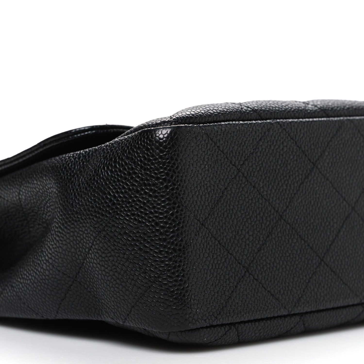 Caviar Quilted Jumbo Single Flap Black